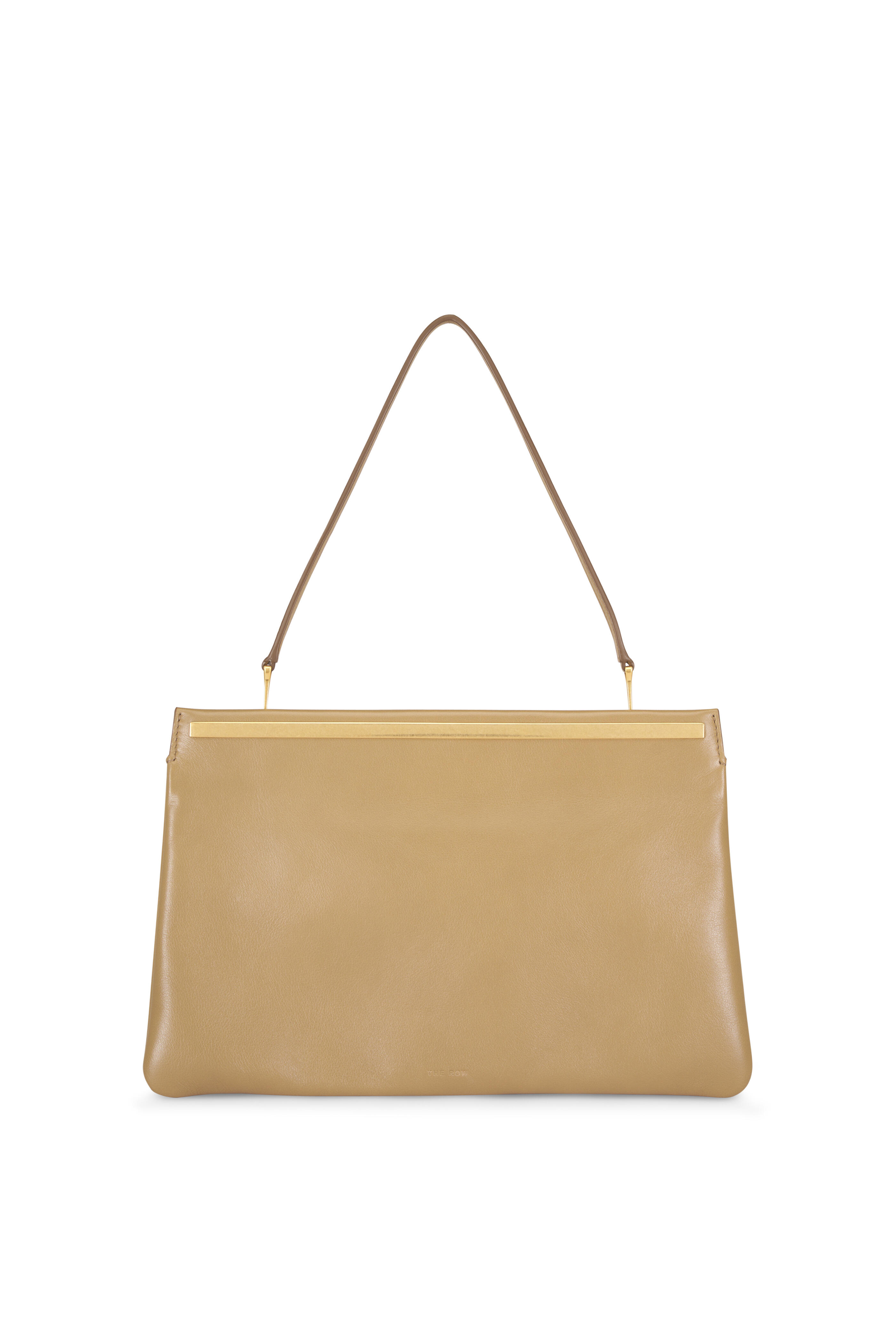 The Row - Elise Mustard Leather Top Handle Bag - view 1