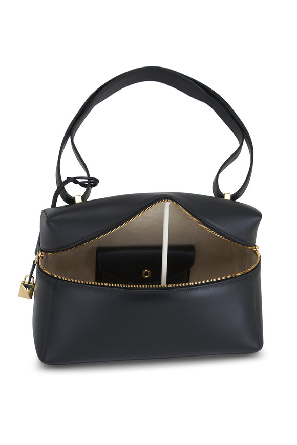 Loro Piana - Extra L27 Black Leather Bag