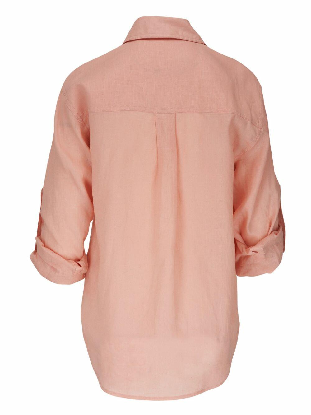 Veronica Beard - Gil Coral Button Down Blouse