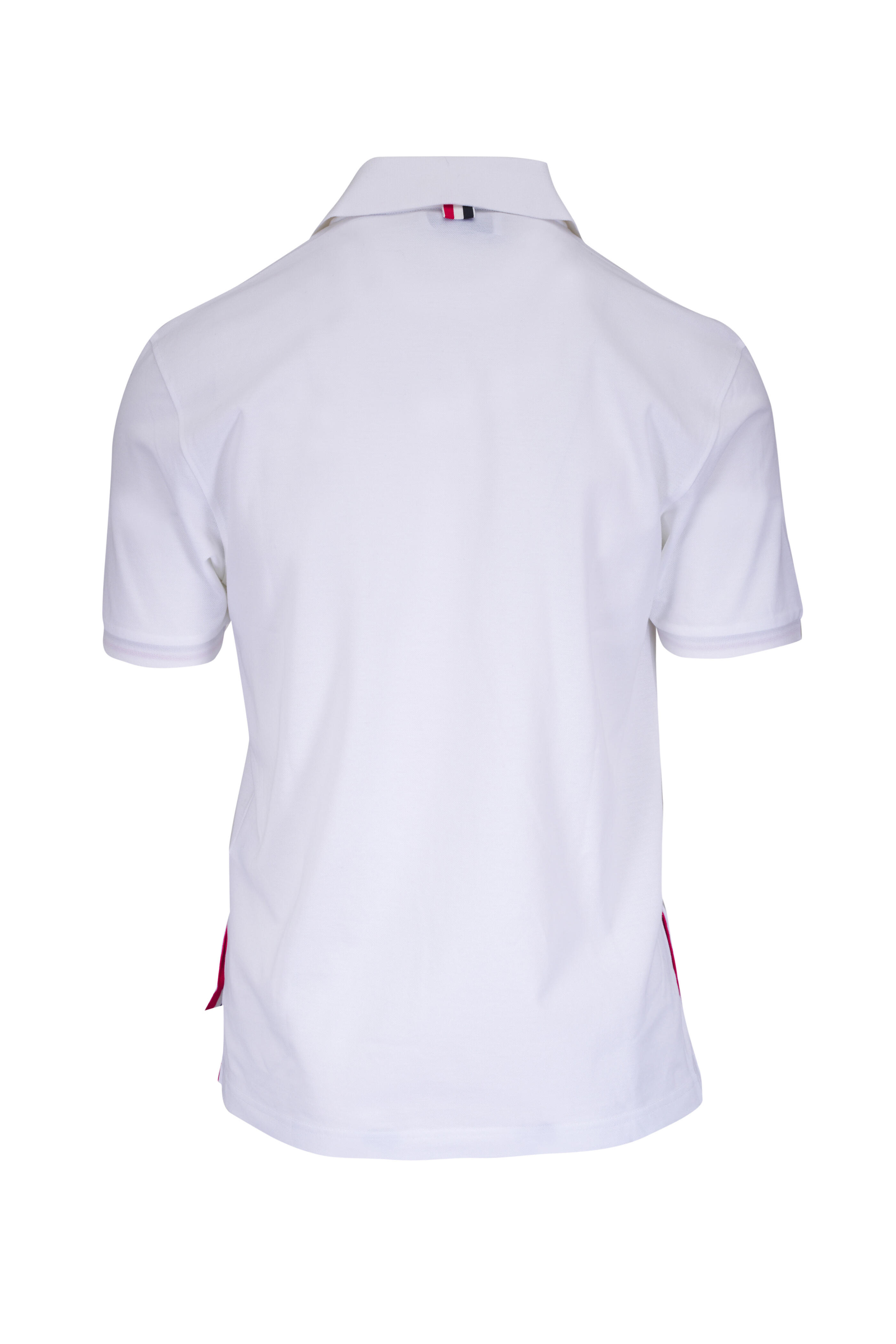 Thom Browne - White Pocket Pique Polo