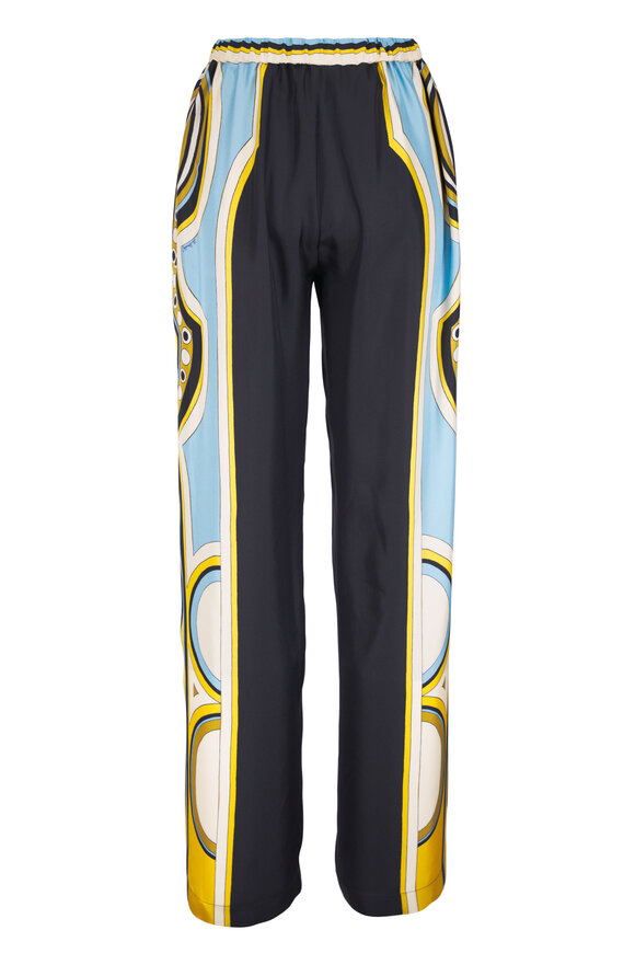 La DoubleJ Sanctuary Placée Black Silk Twill Club Pant - view 4
