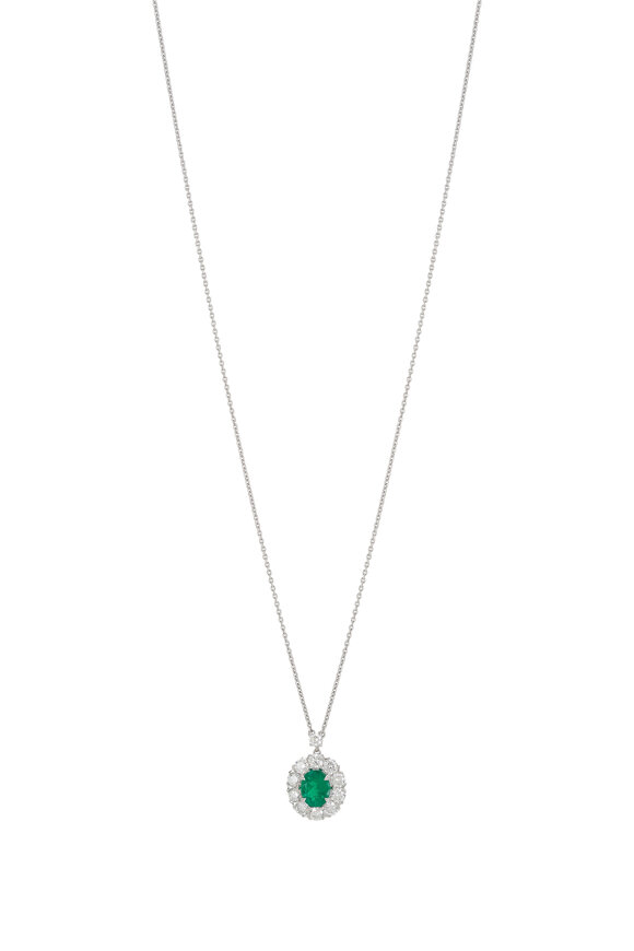 Kwiat Colombian Emerald Pendant Necklace