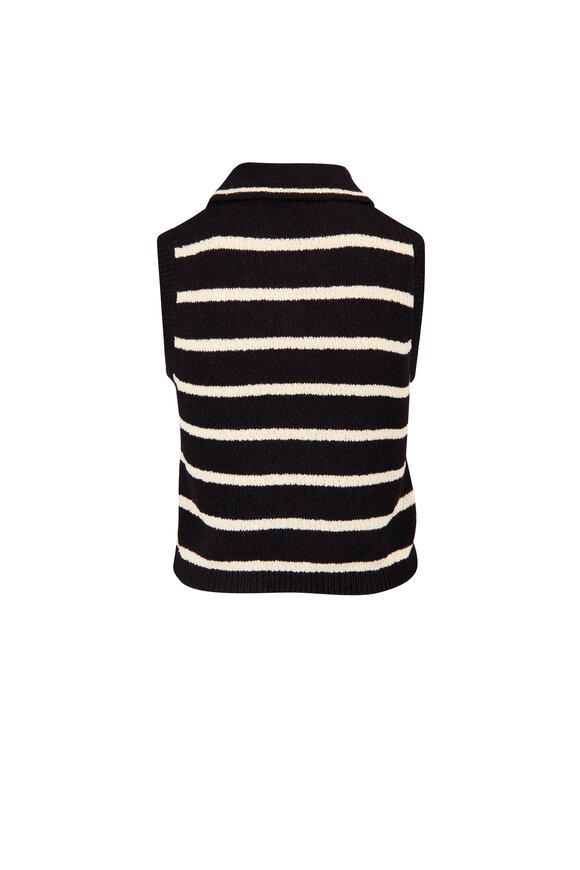 Altuzarra Elmer Black & Ivory Knit Tank - view 2