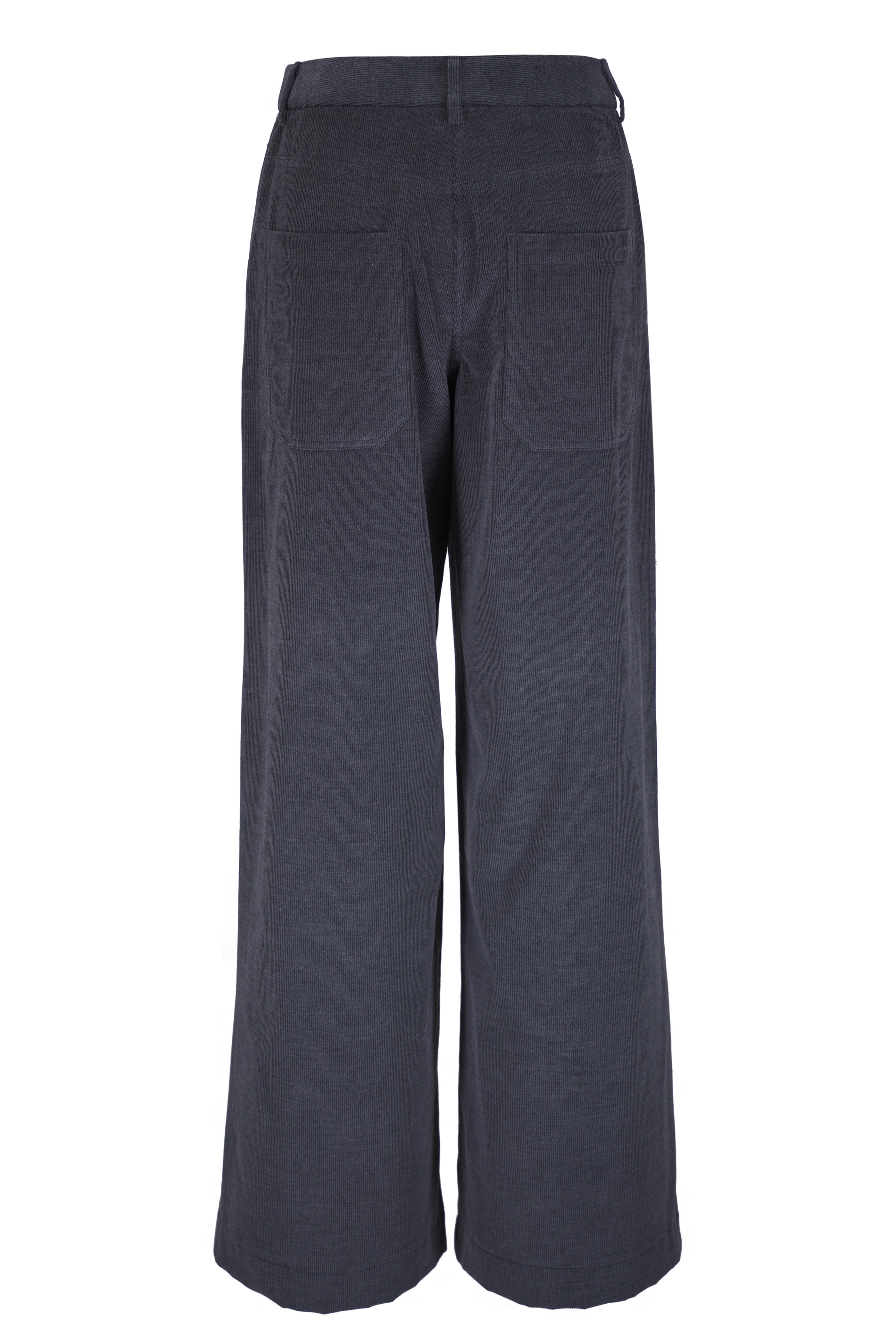 TWP - Dylan Charcoal Gray Cotton Corduroy Pant