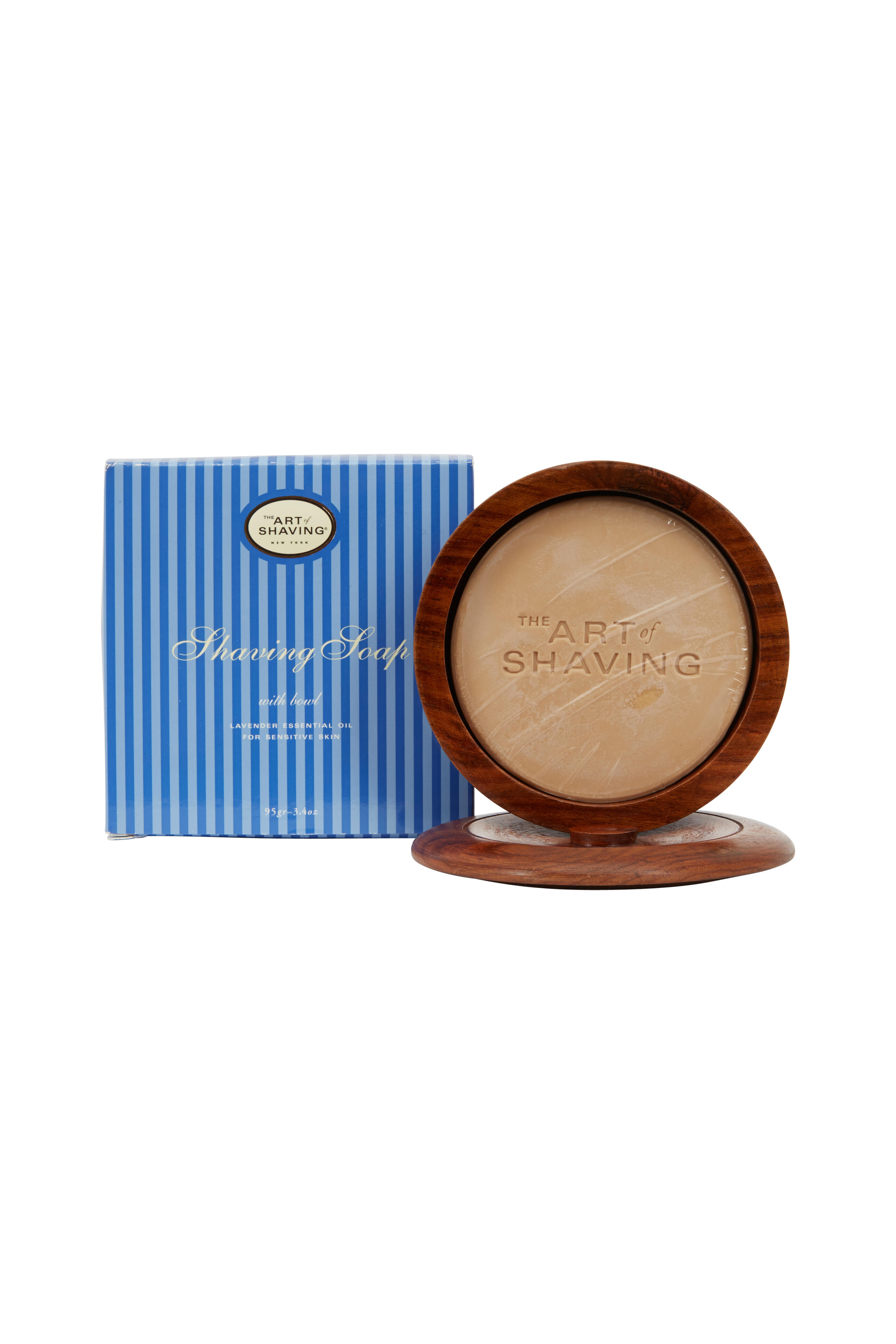 The Art of Shaving - Lavender Shaving Soap & Wood Bowl