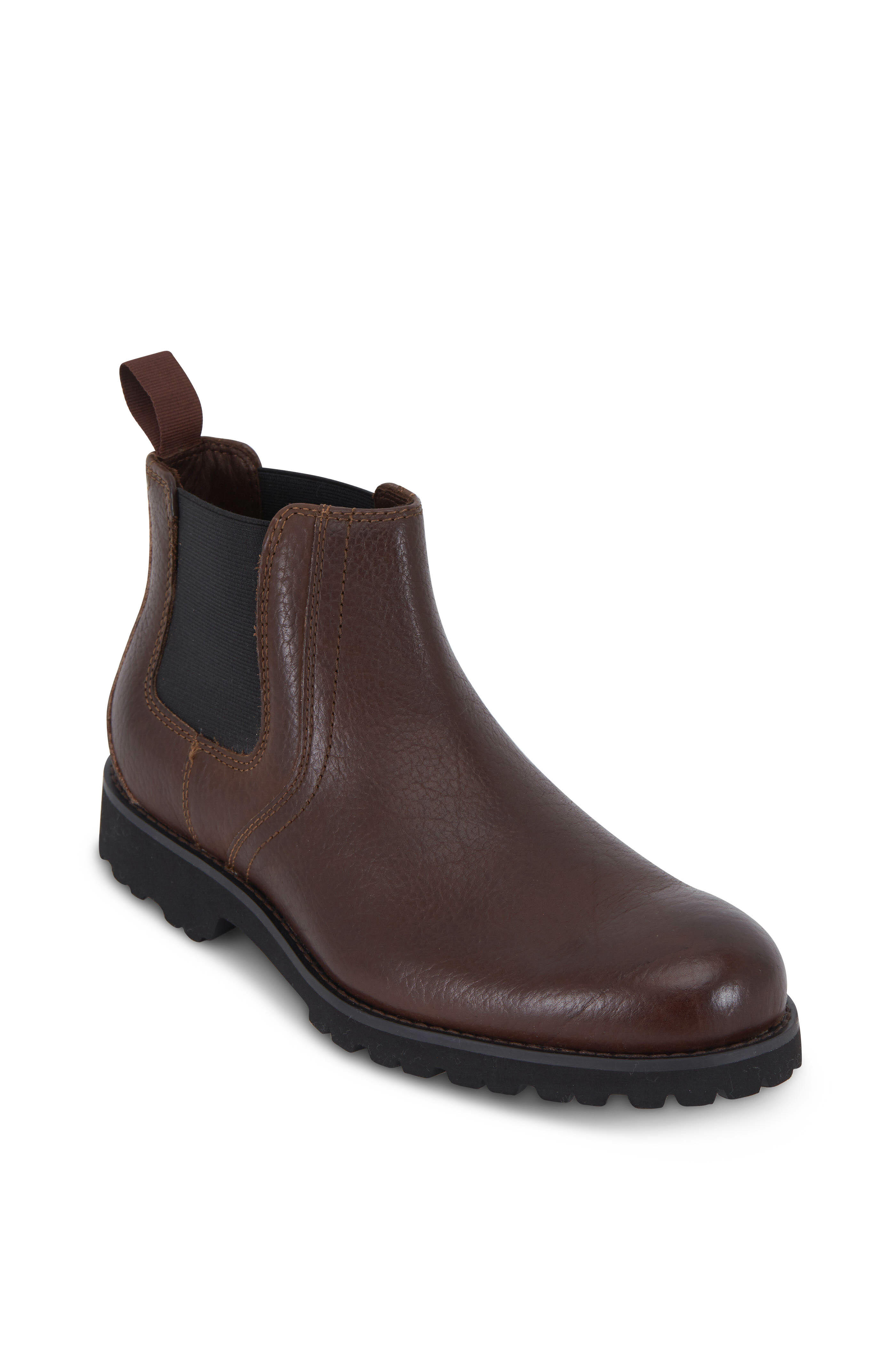 Trask Gunter Dark Brown Leather Boot Mitchell Stores