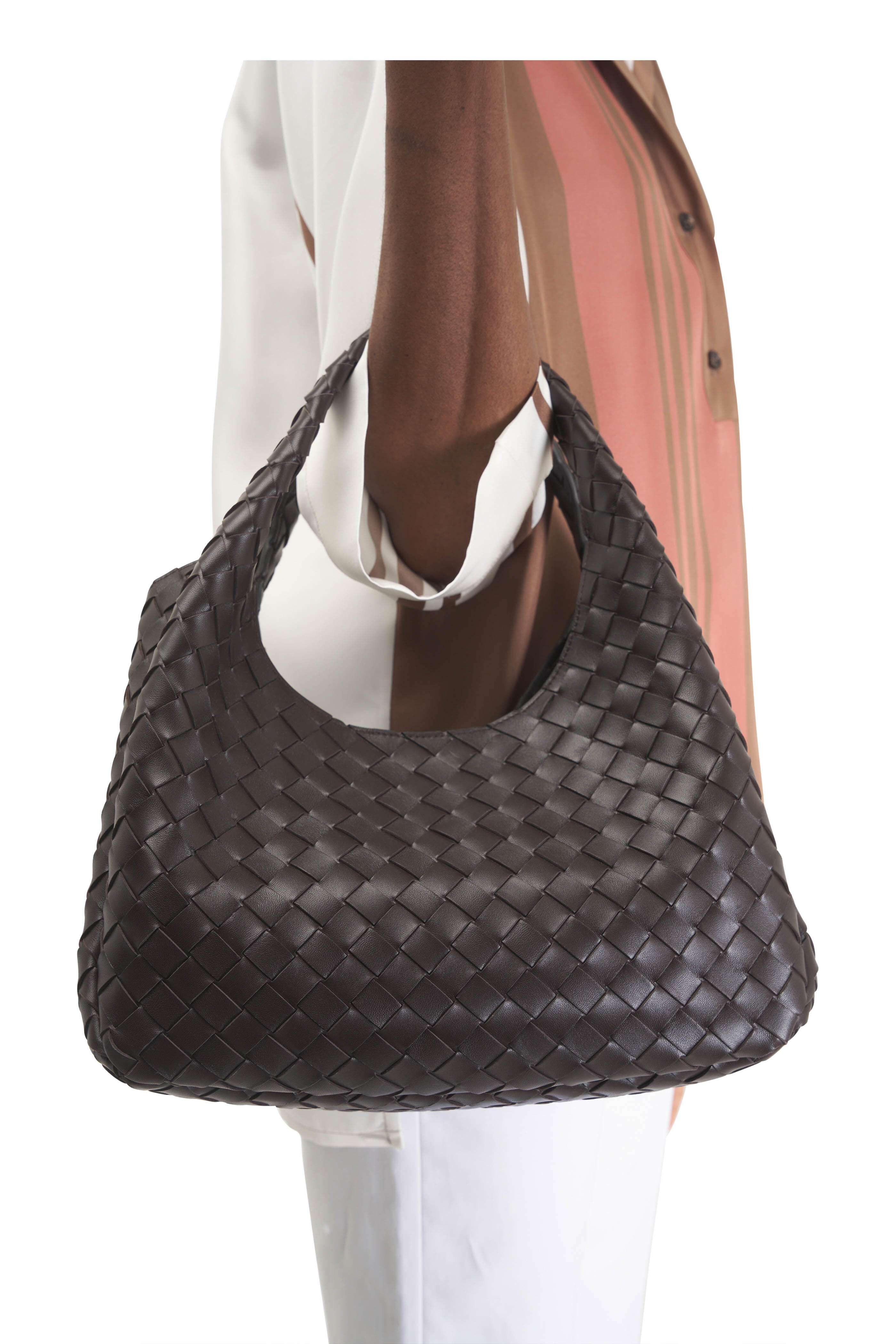 Bottega Veneta - Medium Campana Fondant Intrecciato Leather Bag