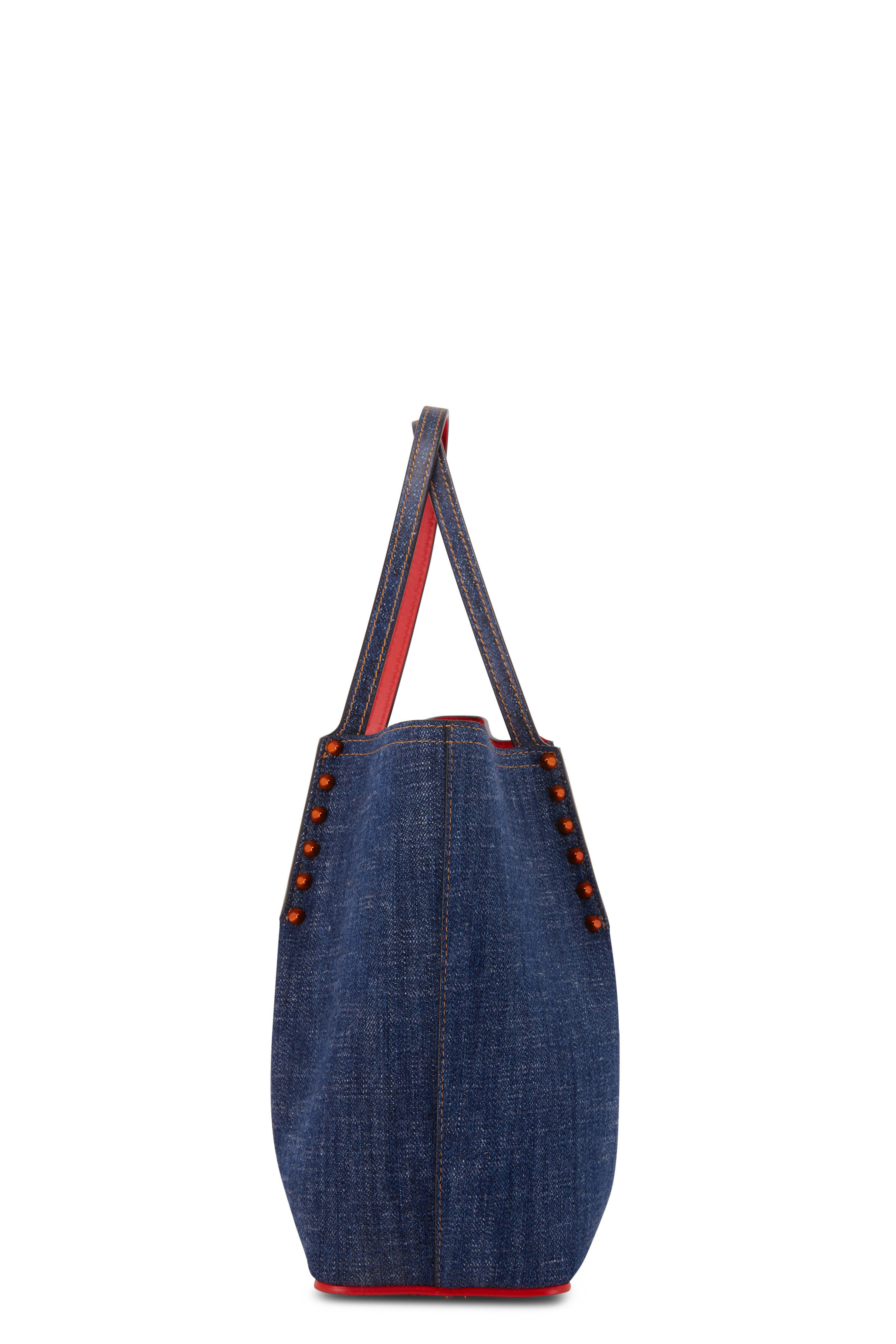 Christian Louboutin - Cabarock Denim Small Tote | Mitchell Stores