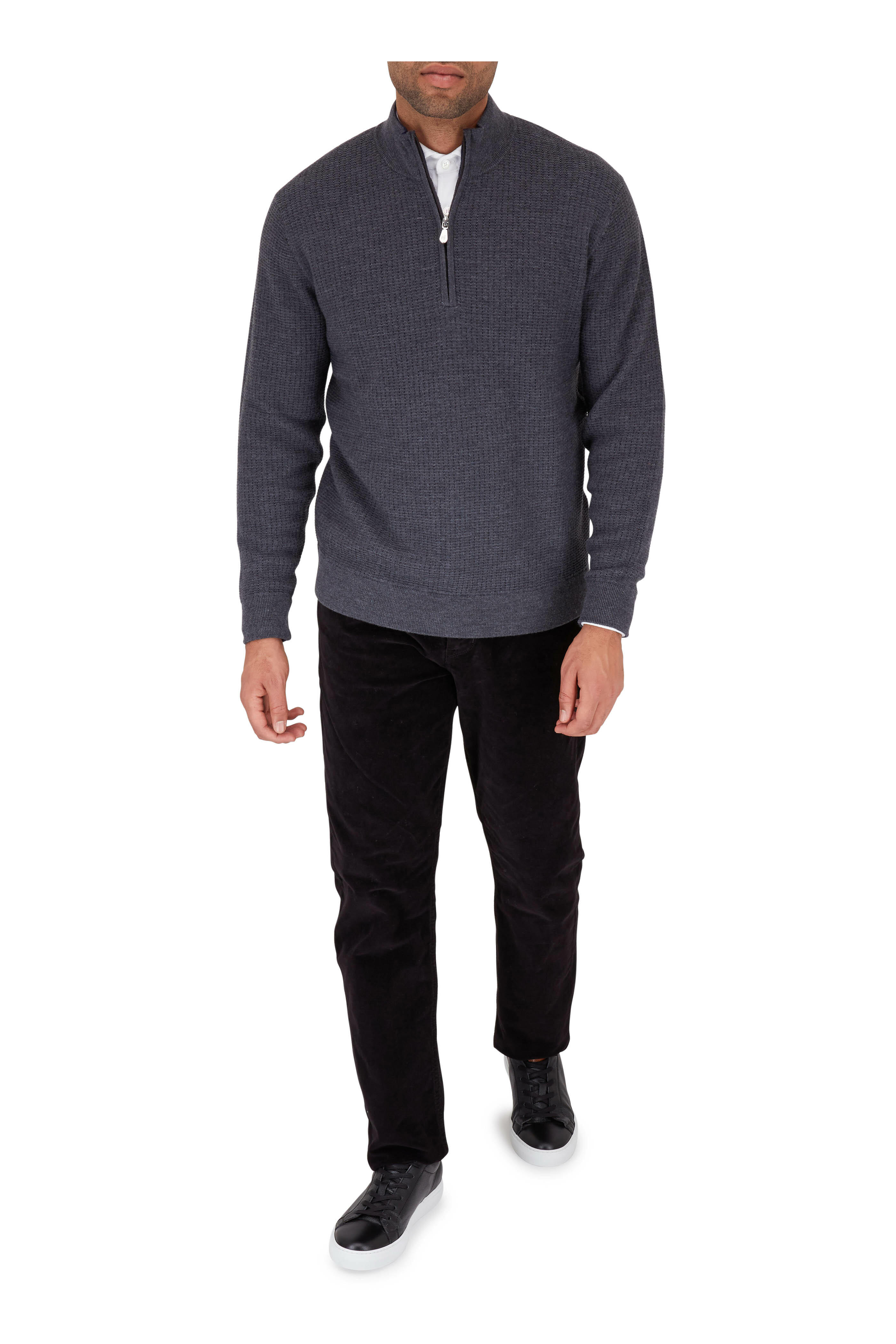 Hudson - Blake Black Slim Straight Corduroy Jean