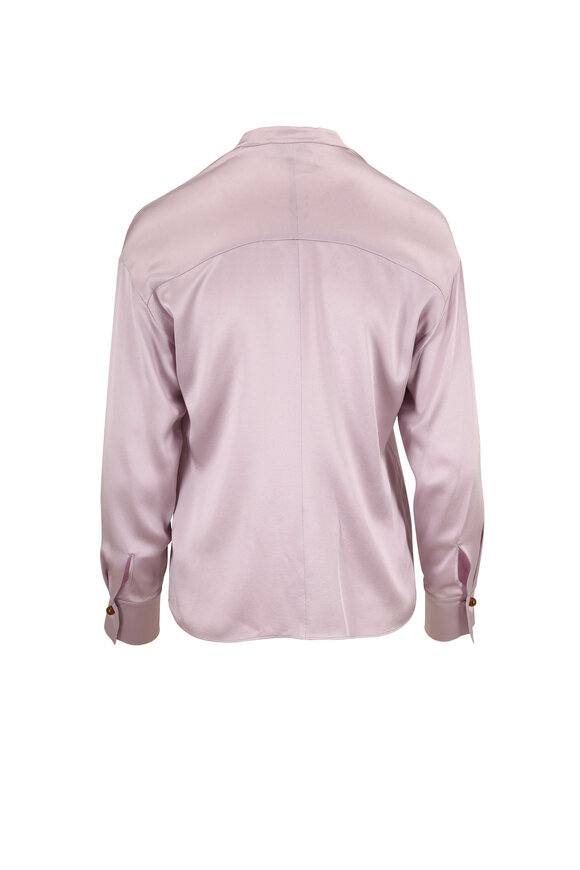 Vince - Orchid Haze Satin Blouse