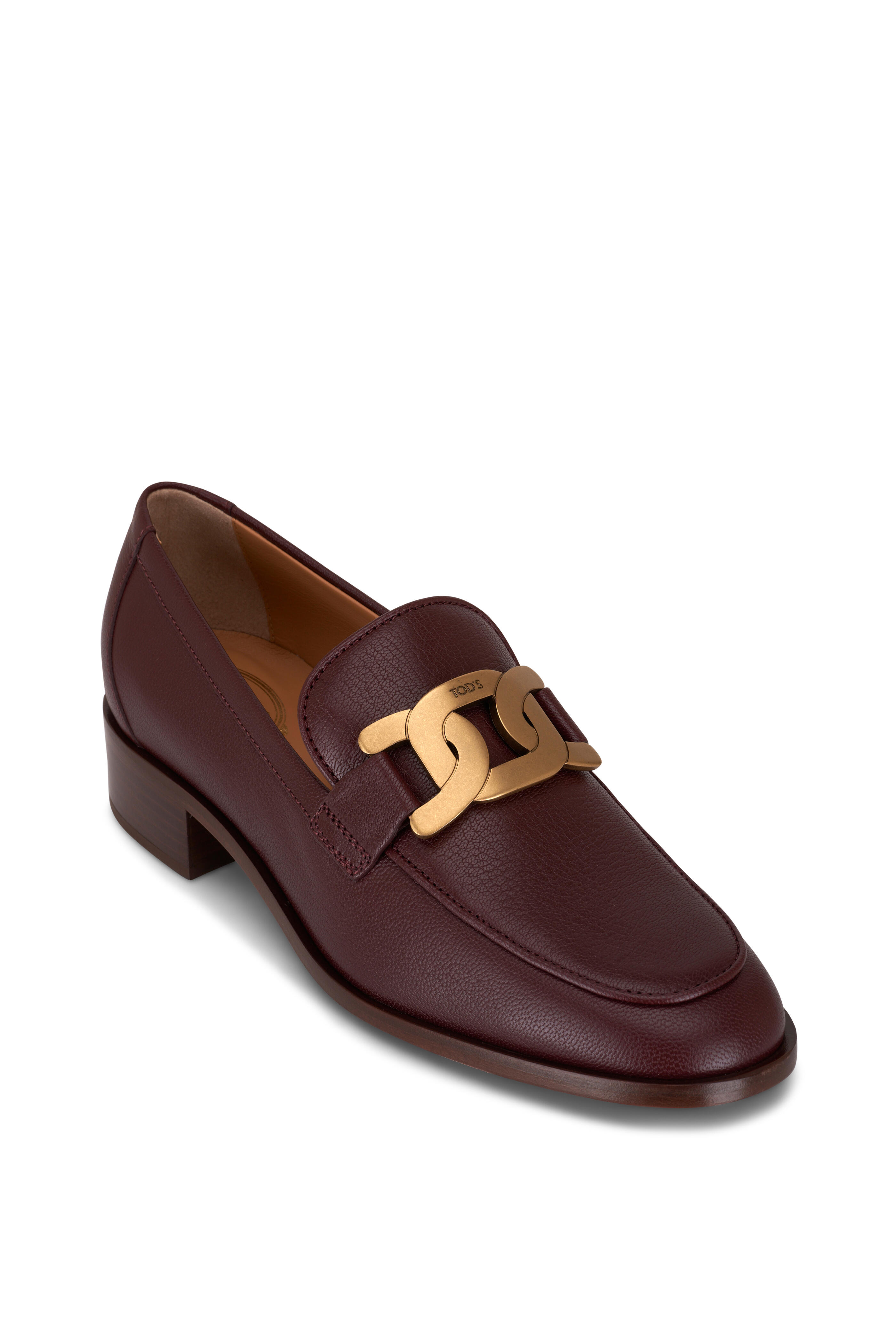 Tod's on sale leather moccasins