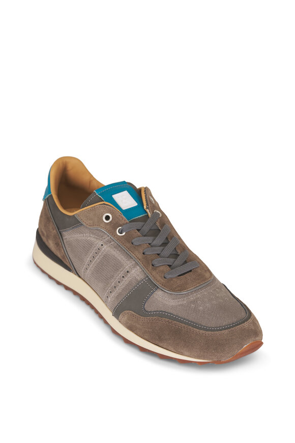 Rubirosa Joan Gray & Brown Suede Sneaker - view 1