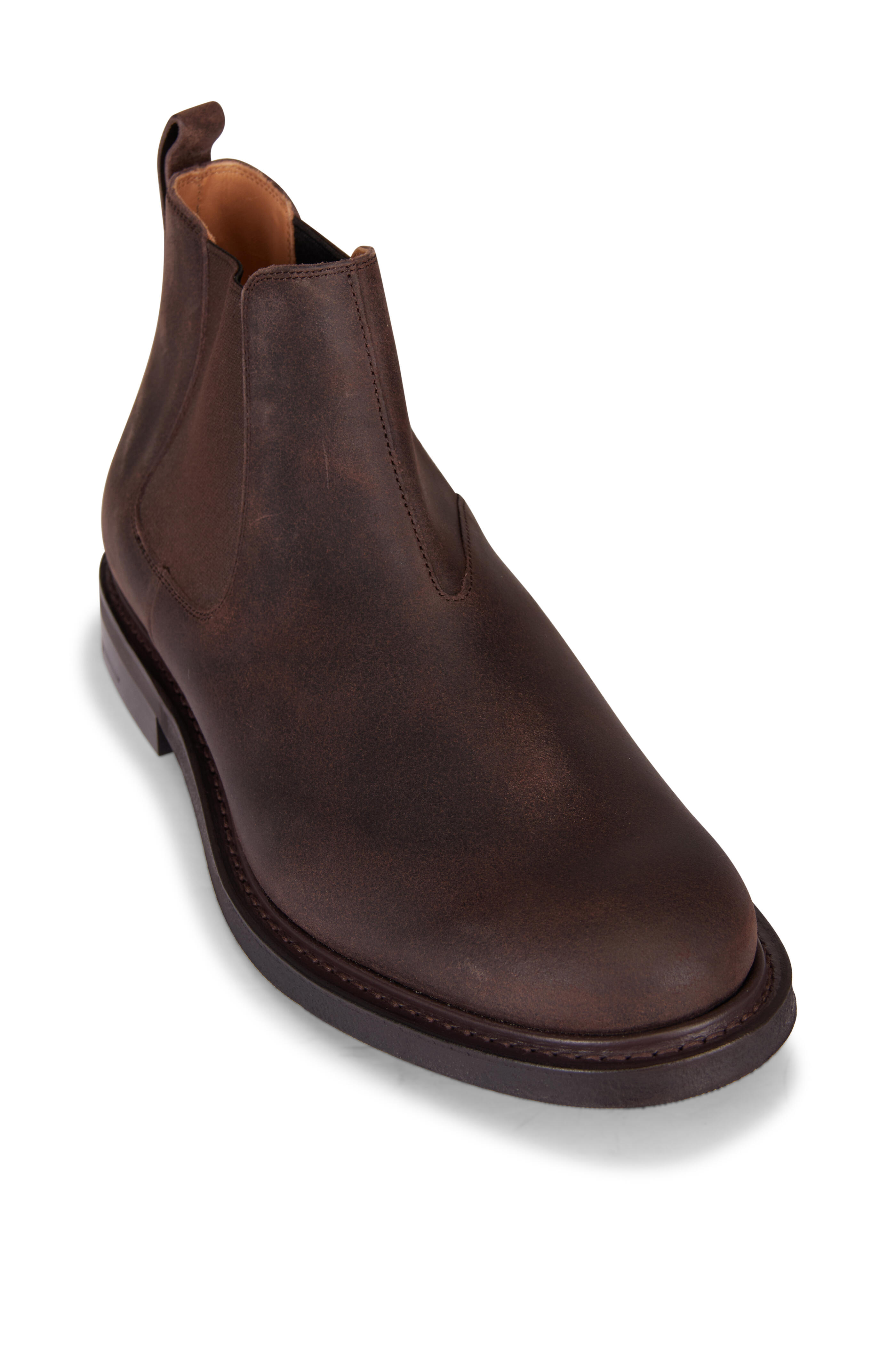 Church's - Saenfiled 2R 2.0 Dark Brown Waxed Suede Boot - view 1