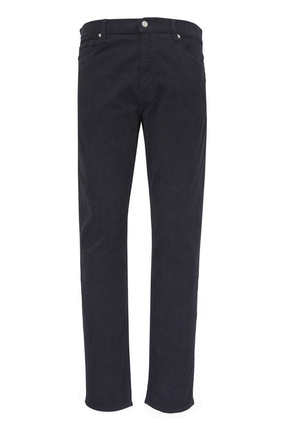 Frame Dark Navy Corduroy Five Pocket Pant