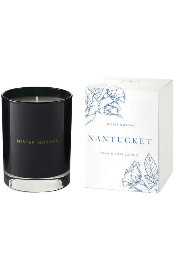 Niven Morgan Nantucket Teak & Rose Candle - view 1