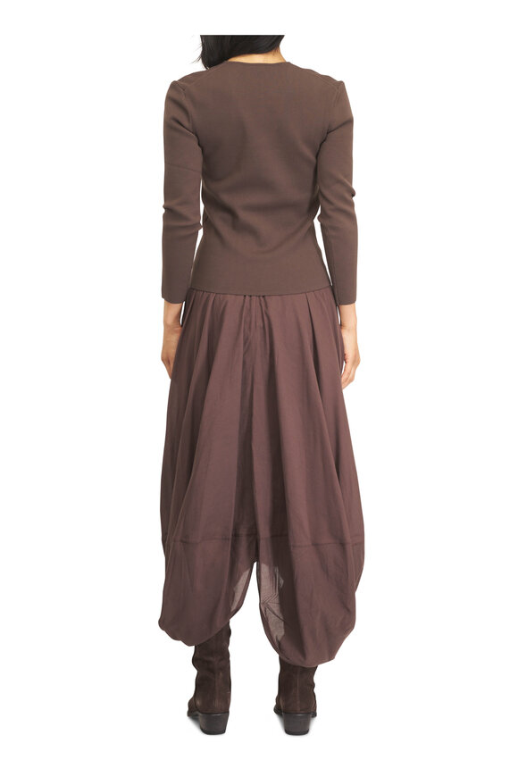 Totême Walnut Compact Knit Sweater - view 3