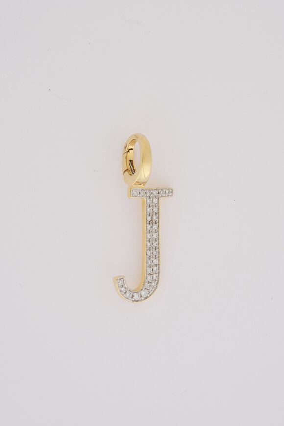 Walters Faith 18k Yellow Gold "J" Charm