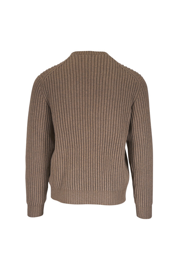 Loro Piana Grass Plane Tree Baby Cashmere Crewneck Sweater - view 2
