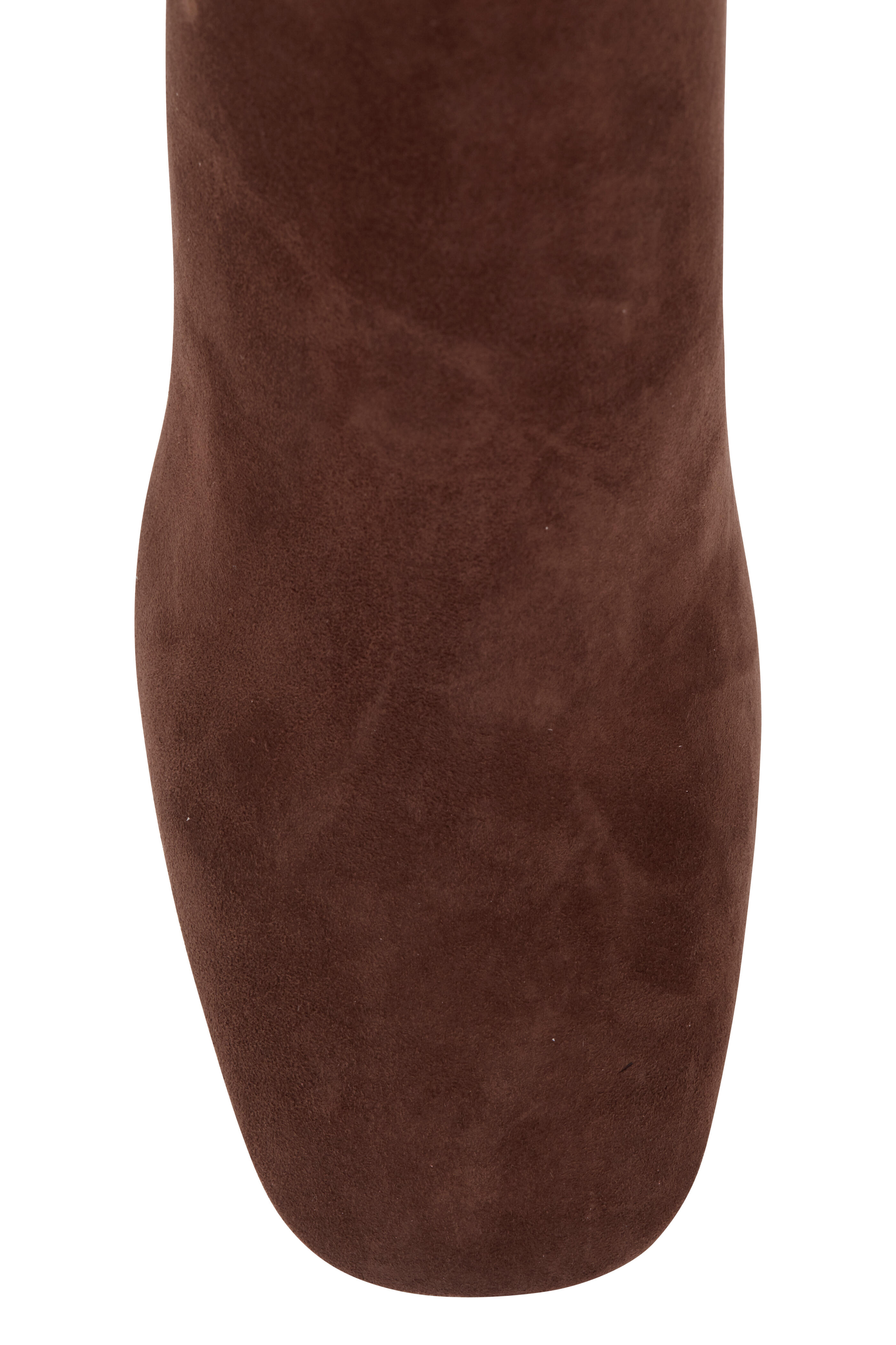 Prada - Bruciato Suede Banana Heel Ankle Boot, 65mm