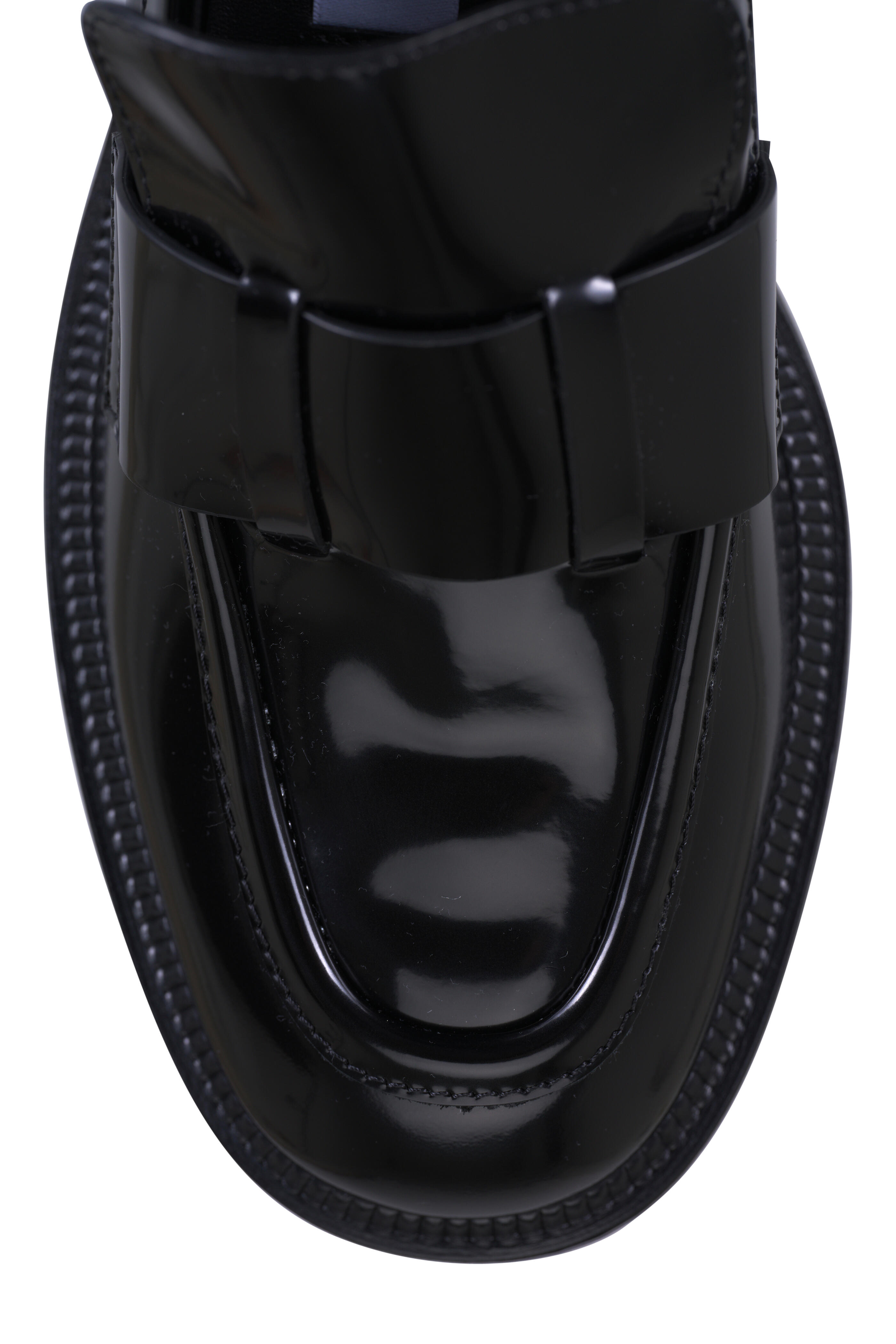 Jimmy Choo - Tylor Black Leather Loafer, 60mm | Mitchell Stores