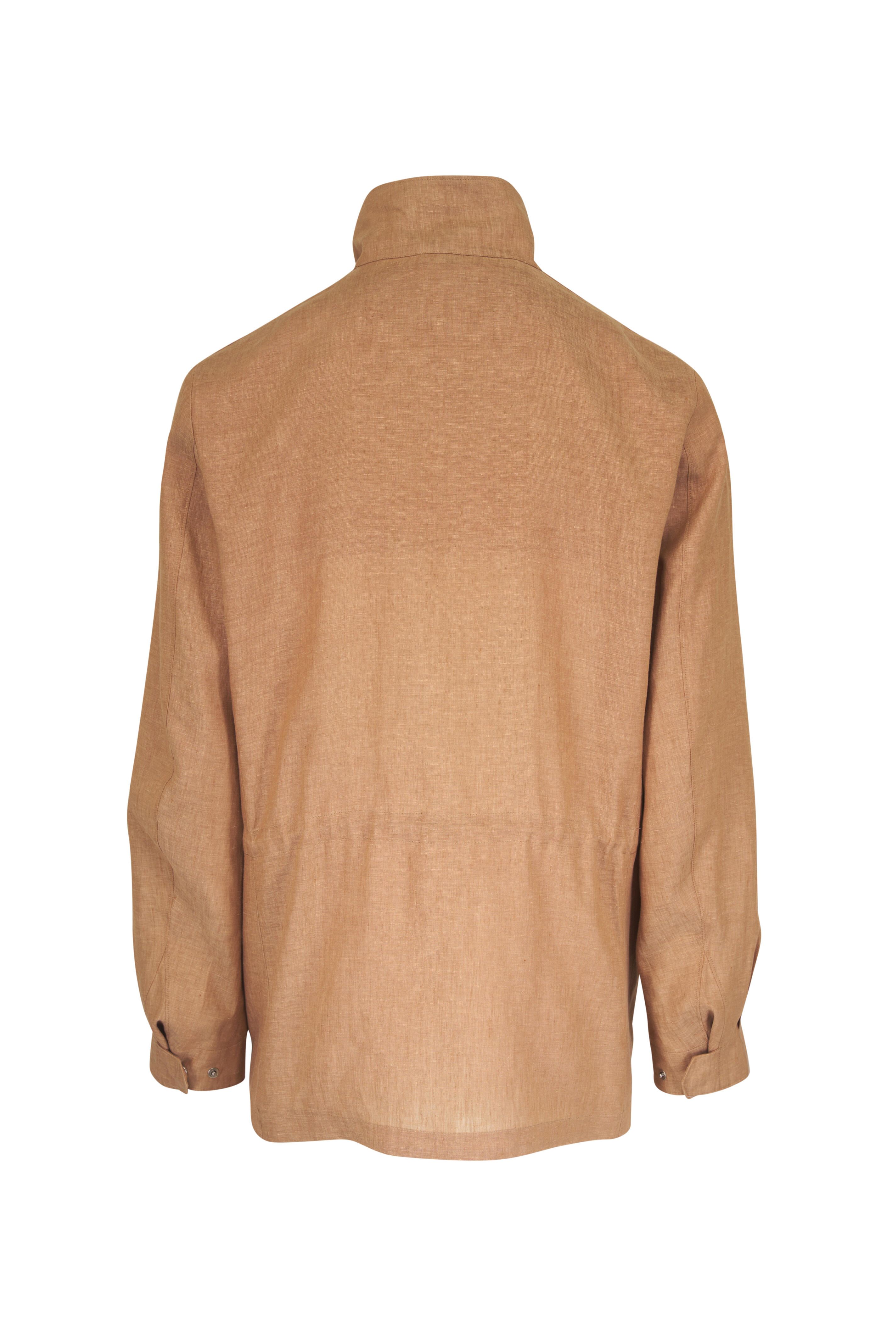 Loro Piana - Pear Traveler Linen Field Jacket