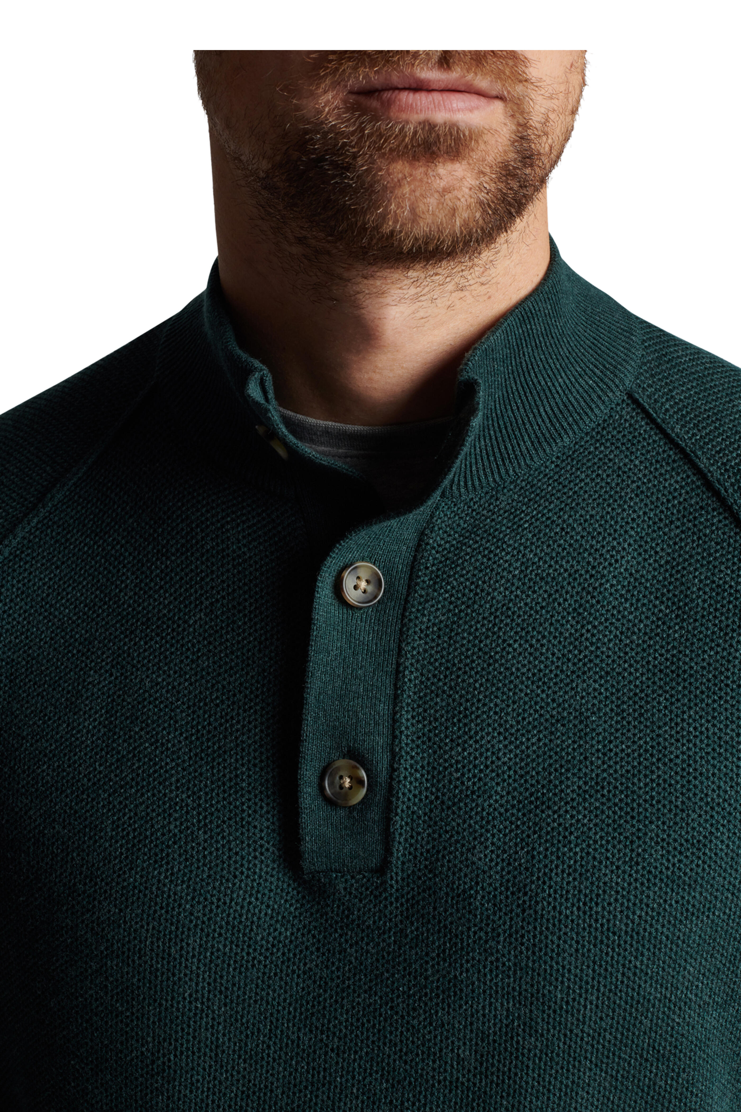 Peter Millar - Parkway Balsam Textured Mock-Neck Sweater