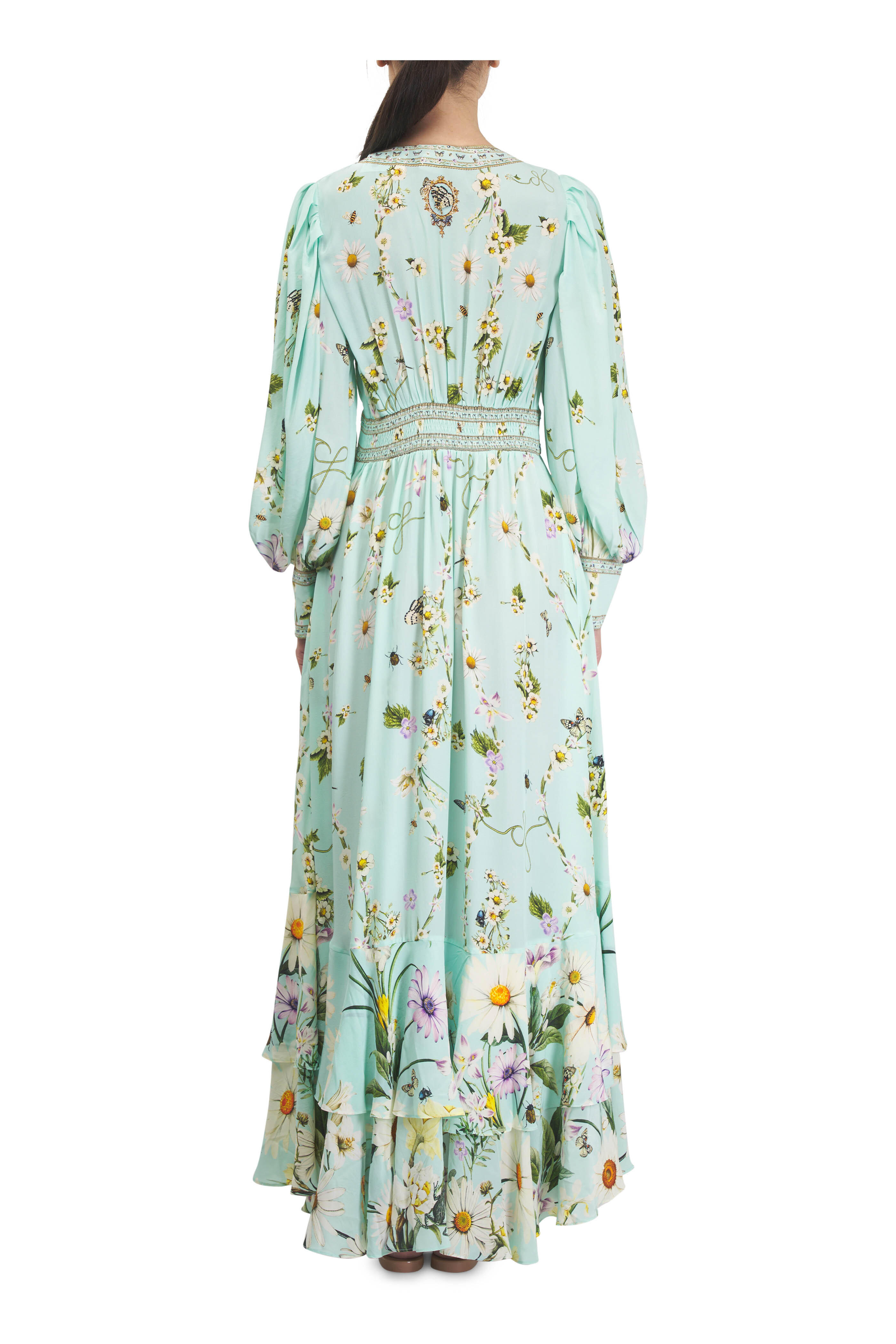 Camilla - Floral Freefall Button Front Maxi Dress