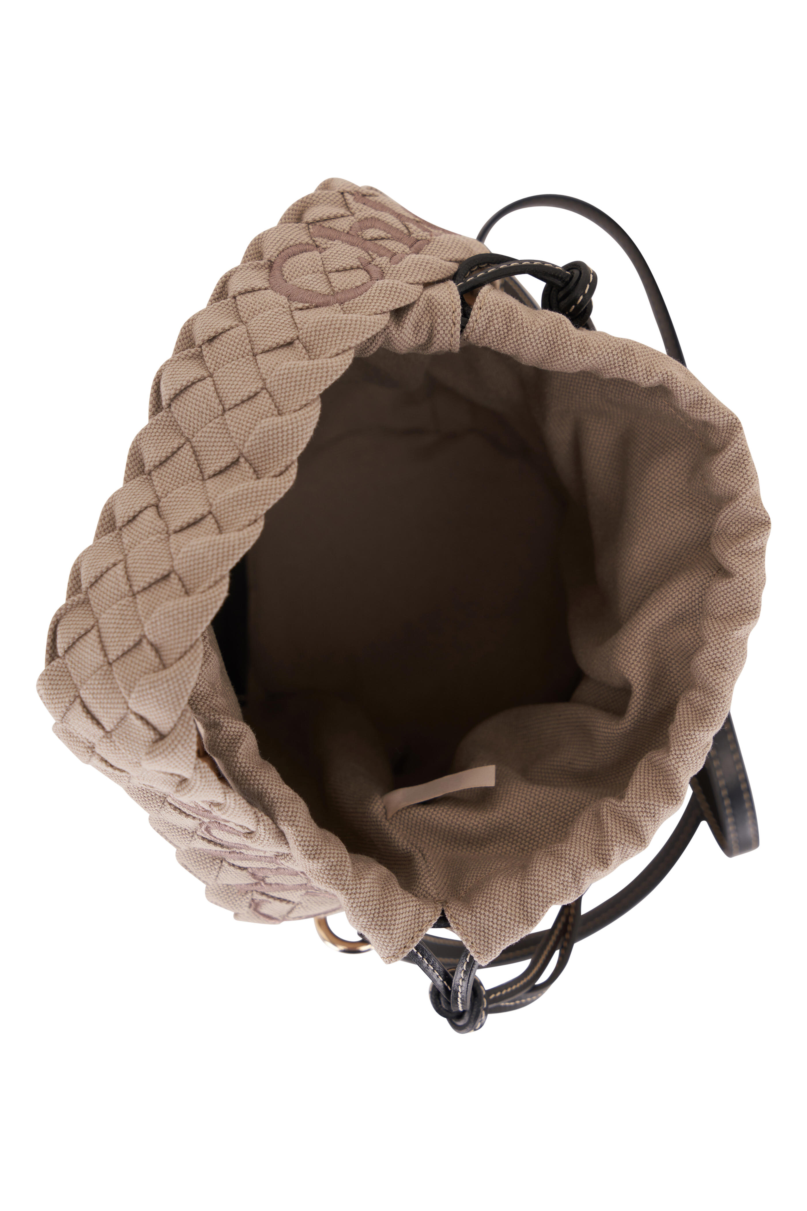 Chloé - Small Woody Gray Paper Bucket Bag | Mitchell Stores