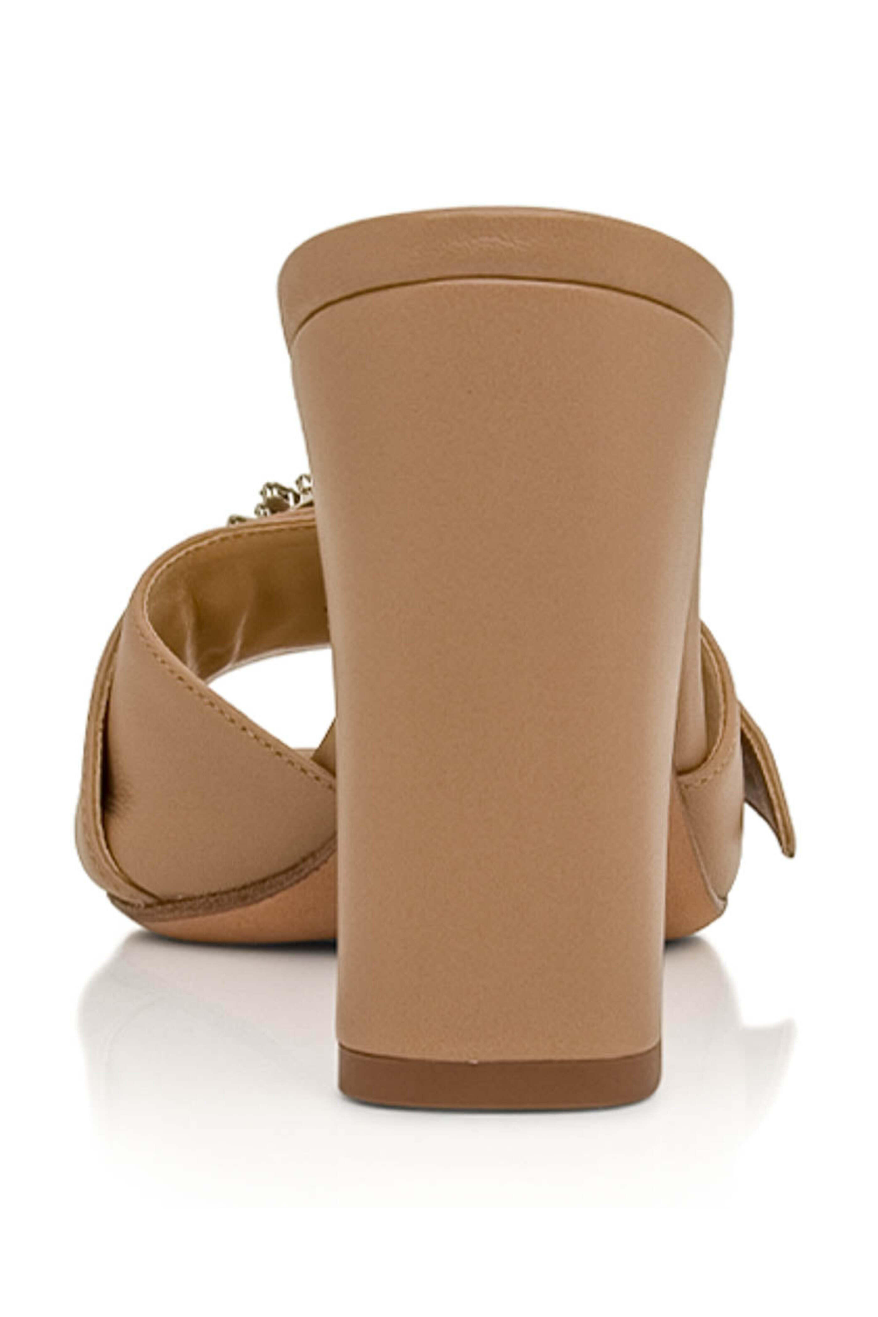 Alexandre Birman - Tan Madeline Open Toe Mule Sandal