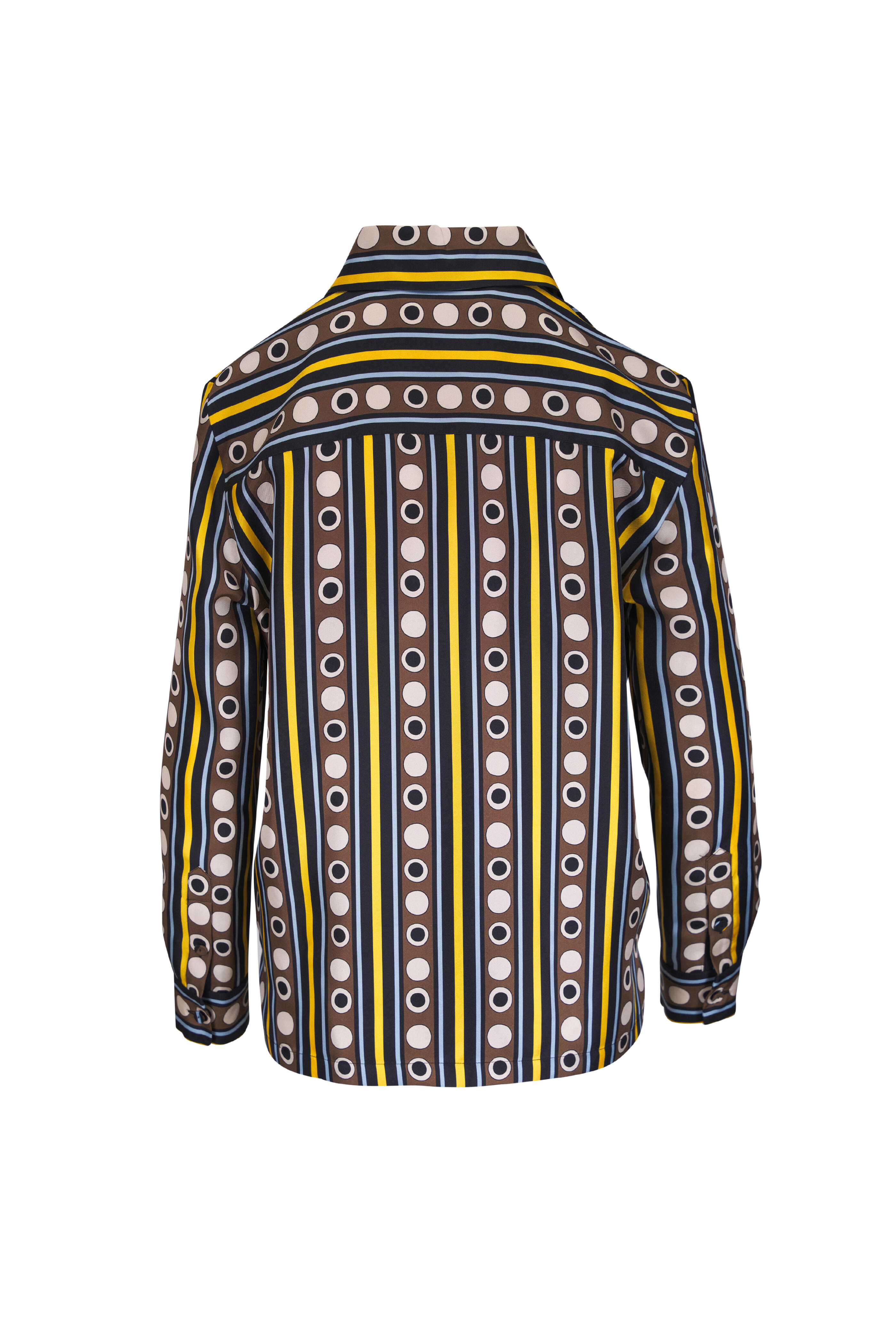 La DoubleJ - Brown Silk Twill Boy Shirt - view 4