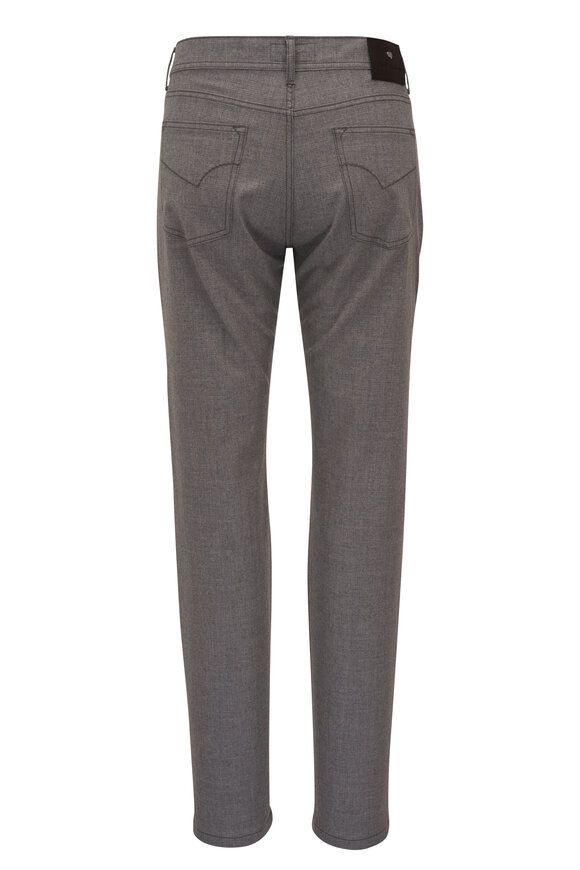 Marco Pescarolo - Light Gray Cashmere Blend Five Pocket Pant