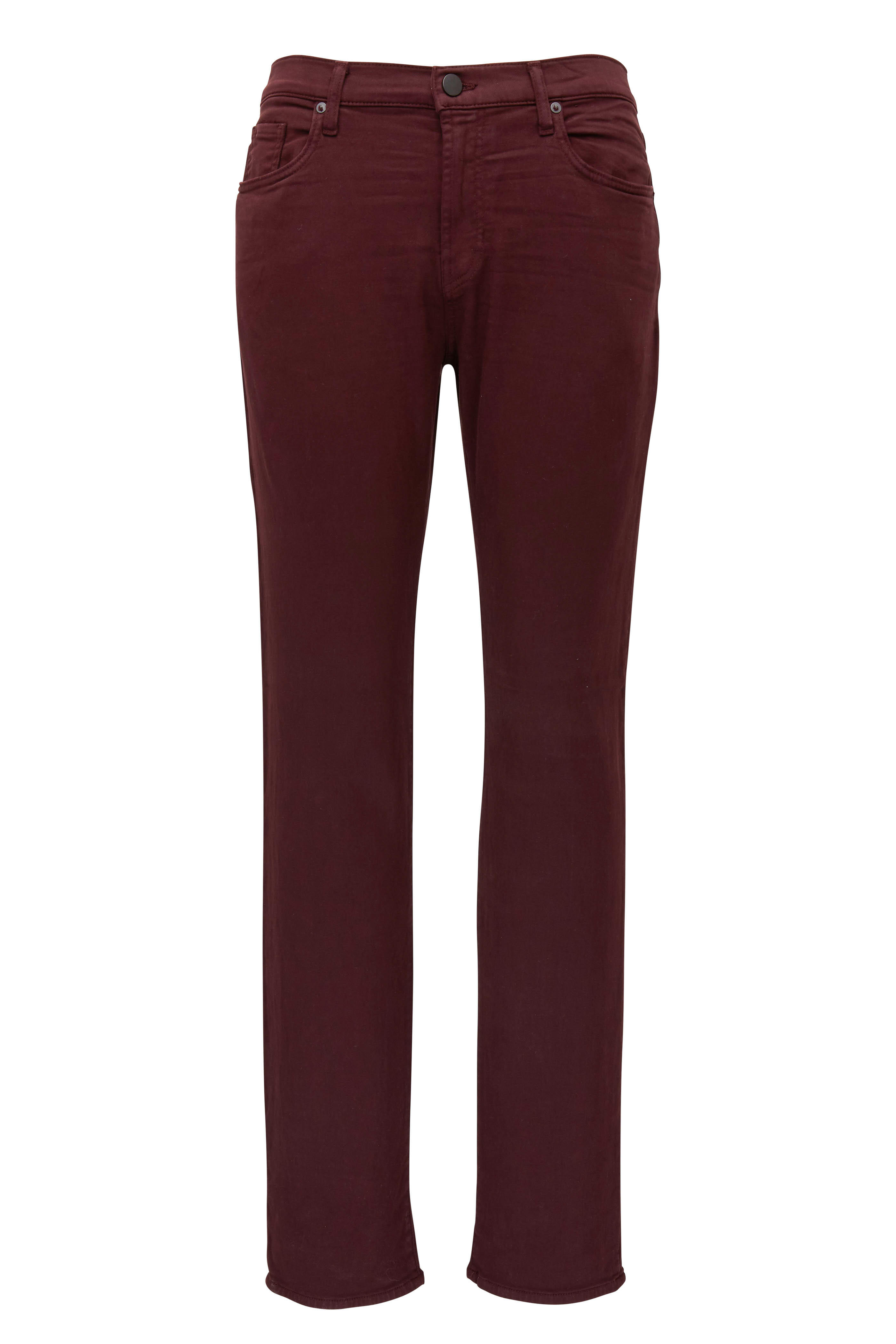 J Brand - Kane Plum French Terry Straight Fit Jean