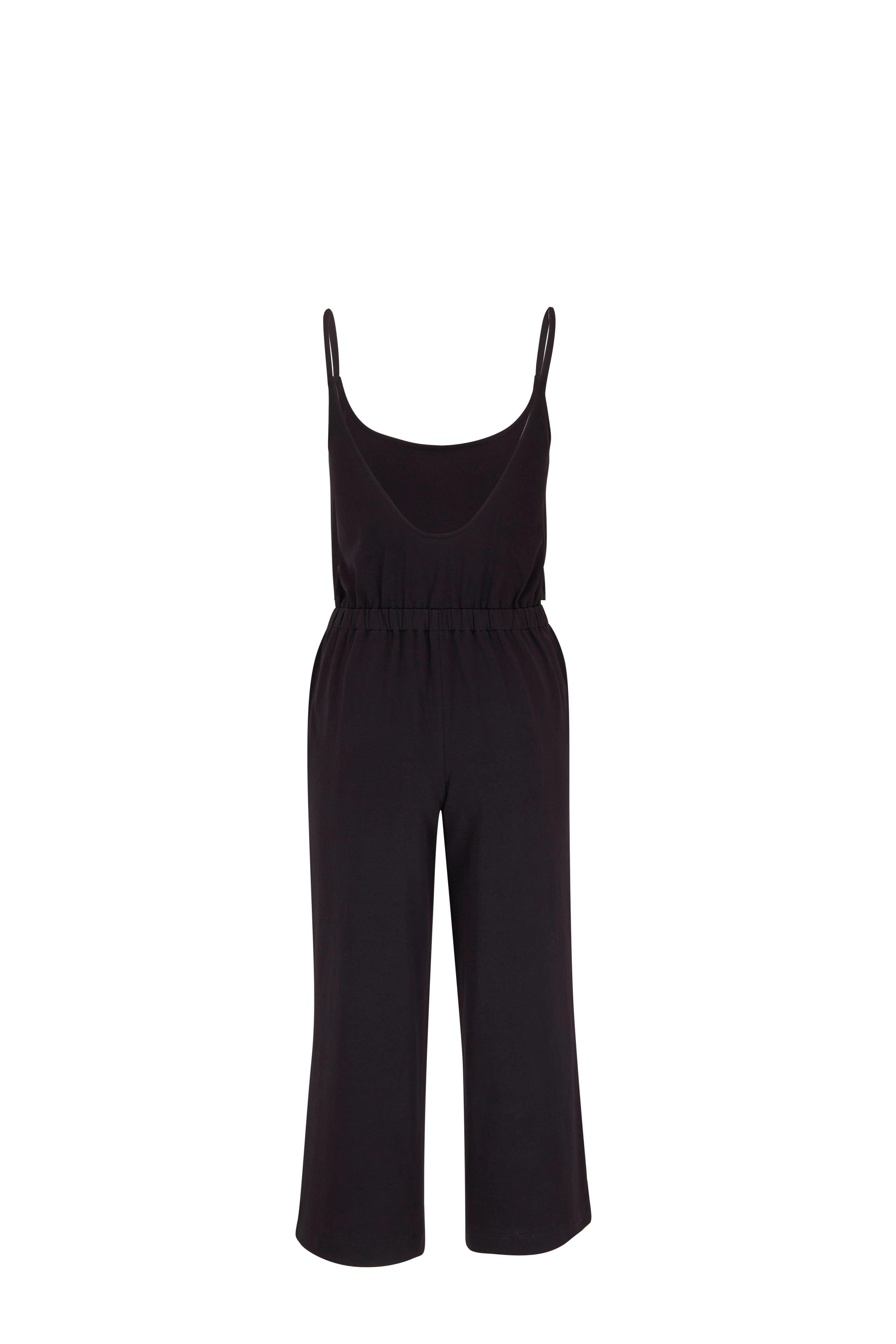 Vince - Black Scoop Neck Jumpsuit