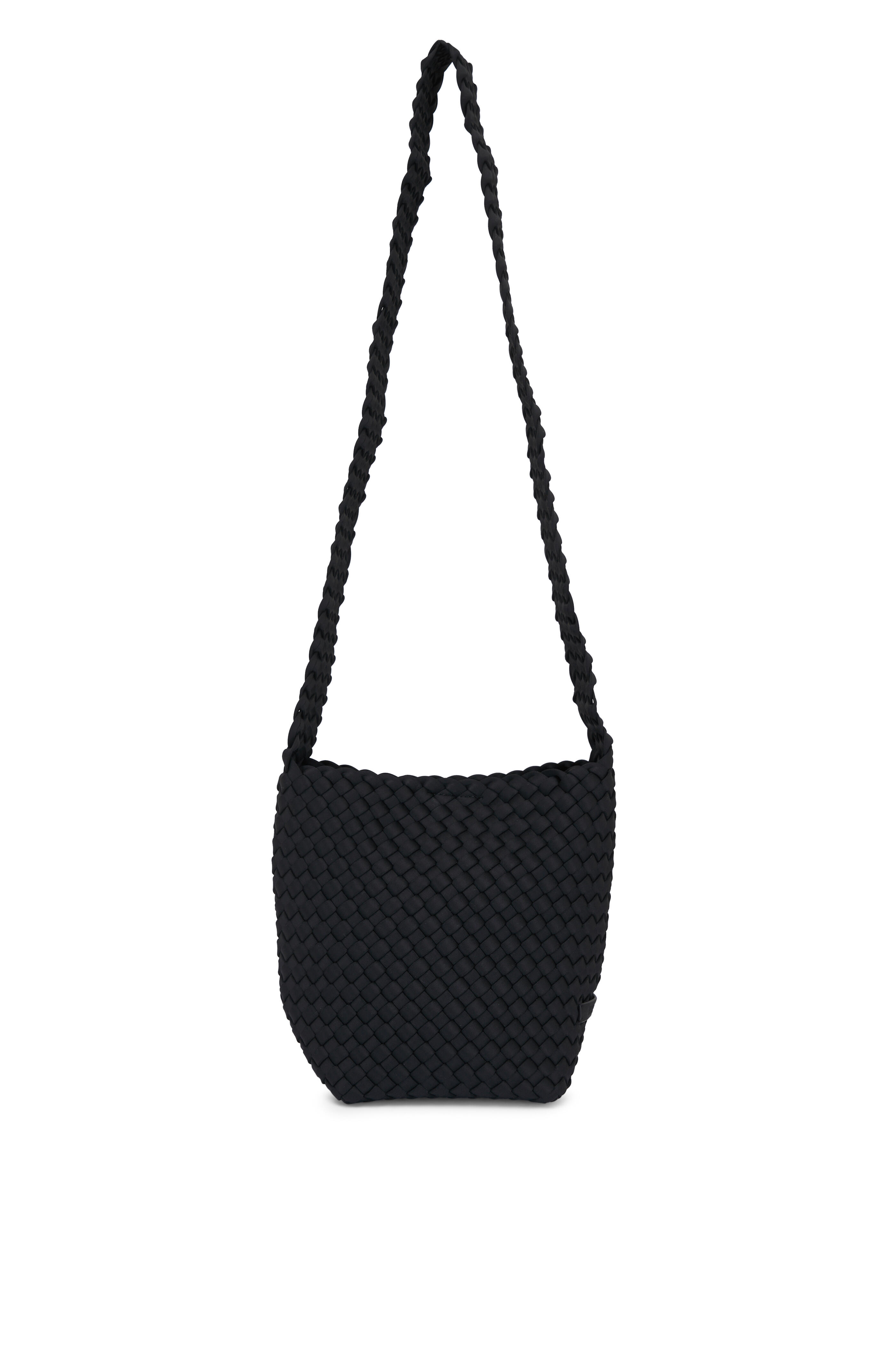 Naghedi - Laguna Onyx Woven Crossbody Bag