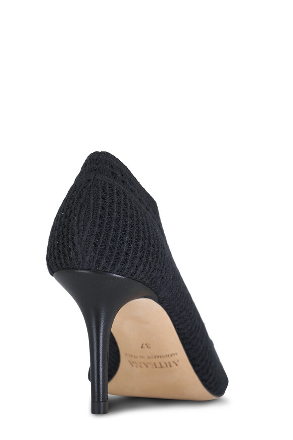 Arteana - Trieste Black Mesh Pump, 75mm 