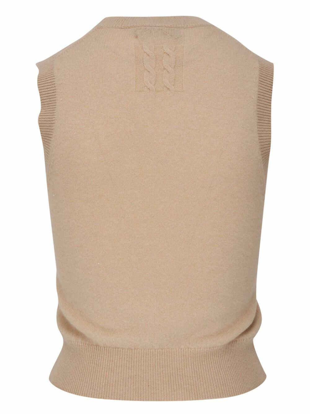 Nili Lotan - May Taupe Cashmere Sweater Tank