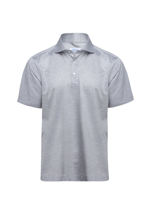 Tom Ford - Gray Jersey Quarter Zip Pullover | Mitchell Stores