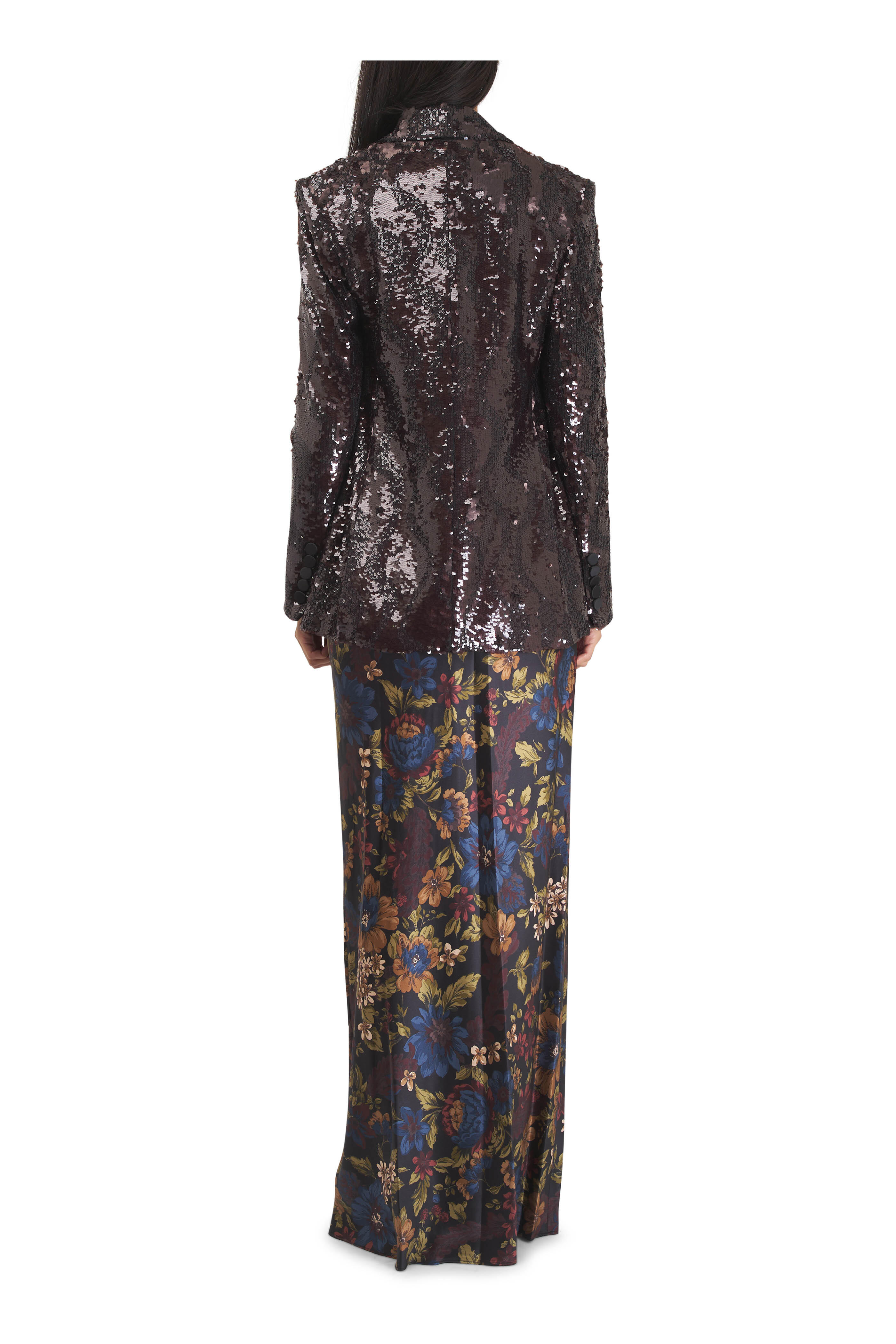 Veronica Beard - Sevyn Dark Currant Sequin Jacket