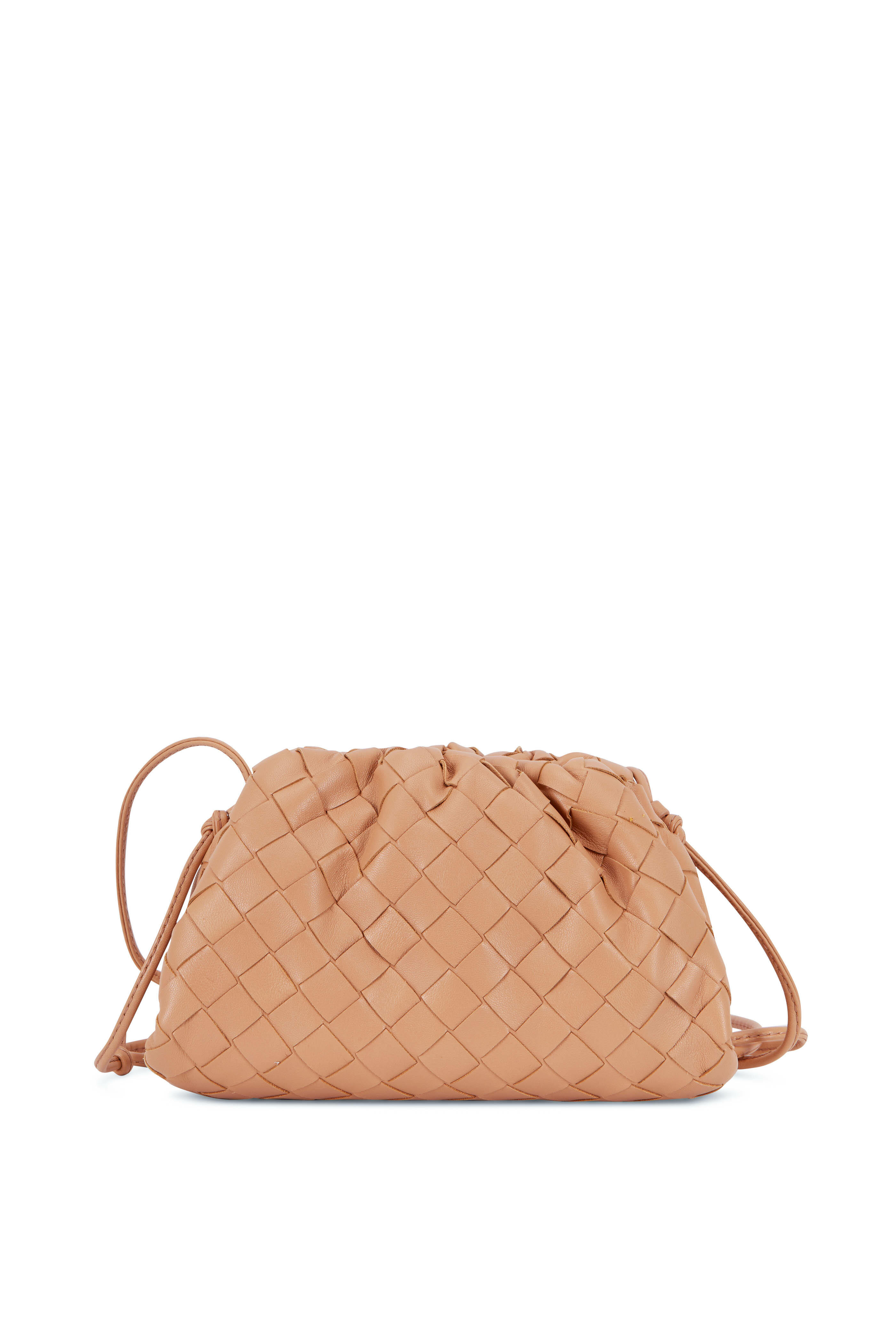 Bottega Veneta - Sandalwood Beige Interciatto Pouch Small