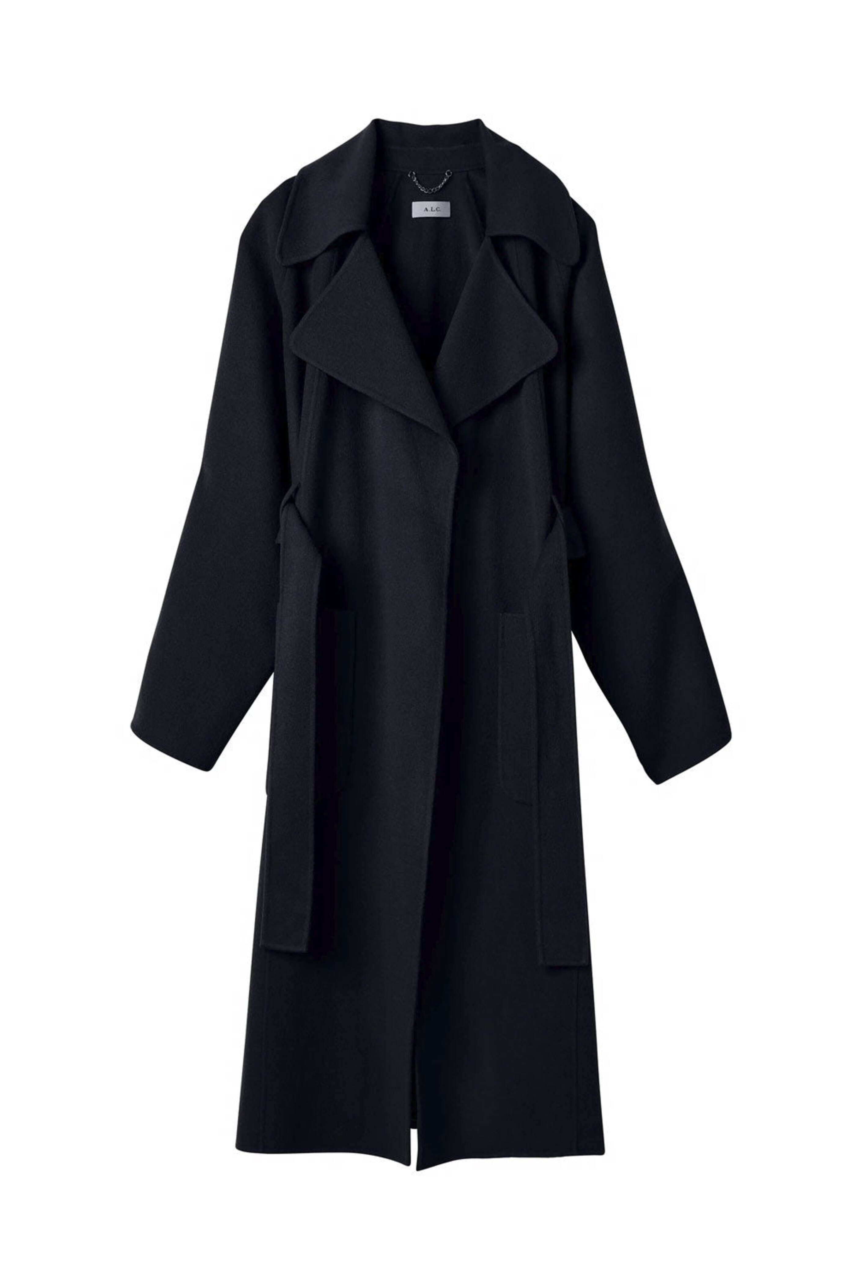 A.L.C. - Navy Wilson Wool Coat
