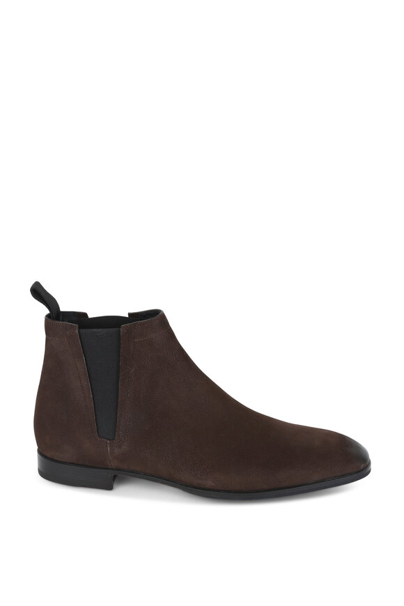 Berluti - Rimini Dark Brown Suede Chelsea Boot