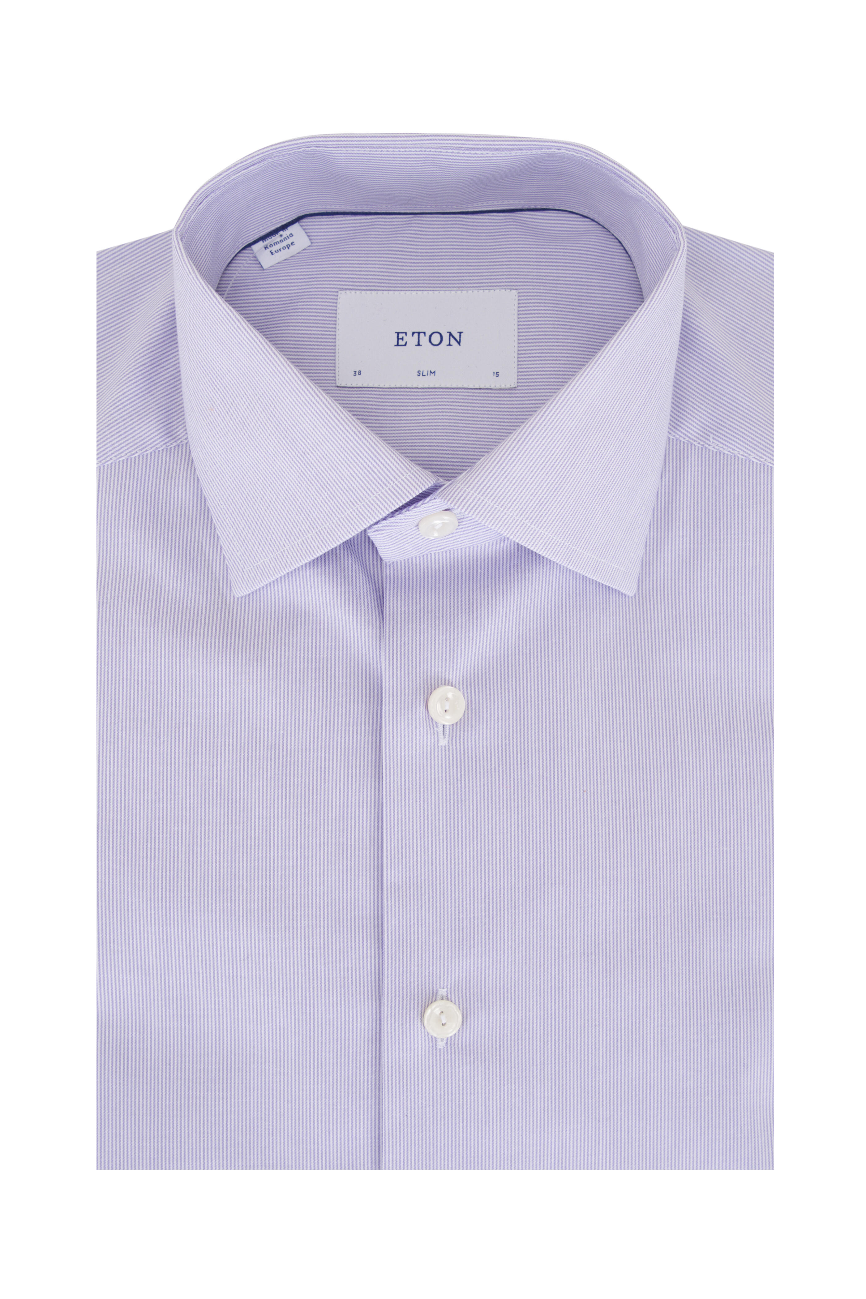 Eton - Purple Stripe Dress Shirt