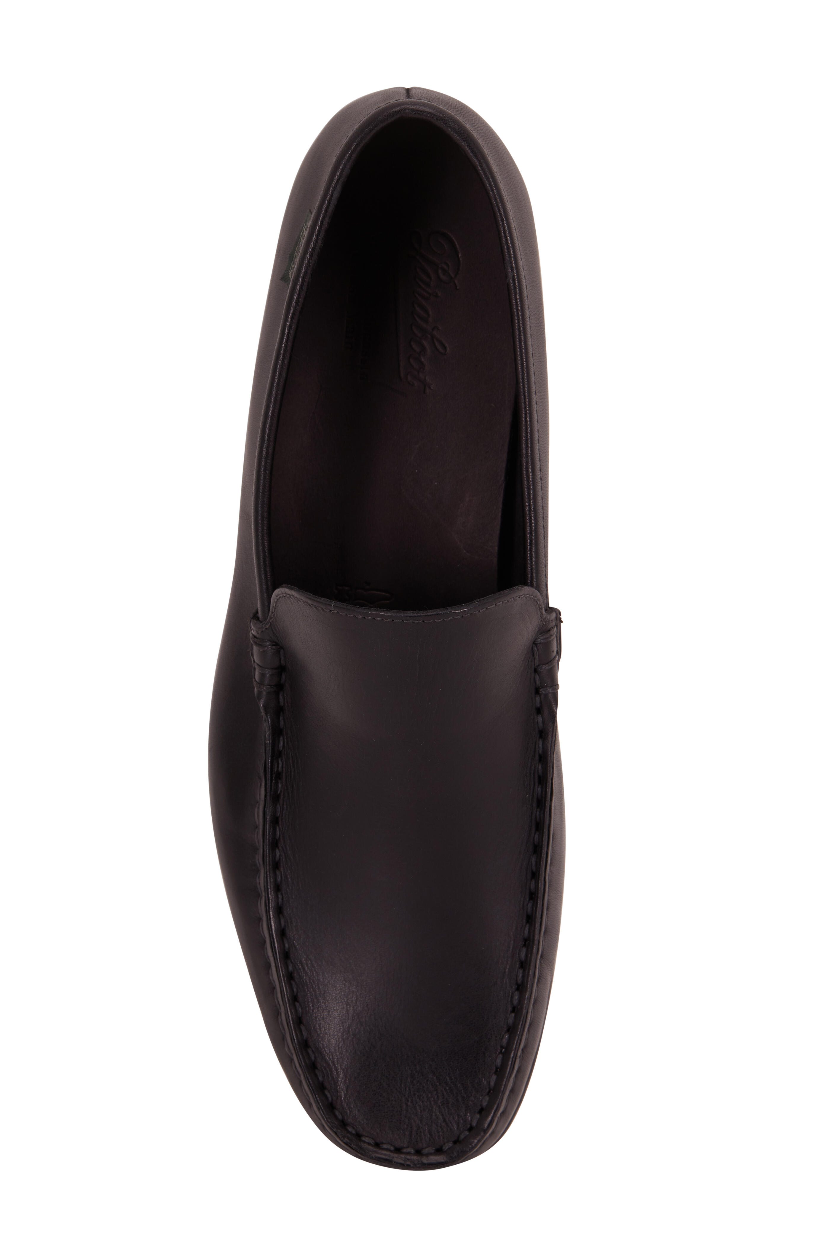 Ferragamo - David Black Leather Bit Lug Sole Loafer