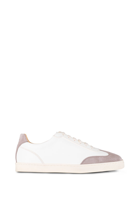 Brunello Cucinelli - White Leather Low Top Sneaker