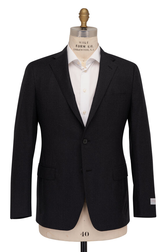 Samuelsohn - Charcoal Gray Wool Suit | Mitchell Stores