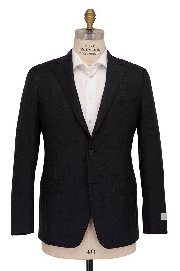 Samuelsohn - Charcoal Gray Wool Suit