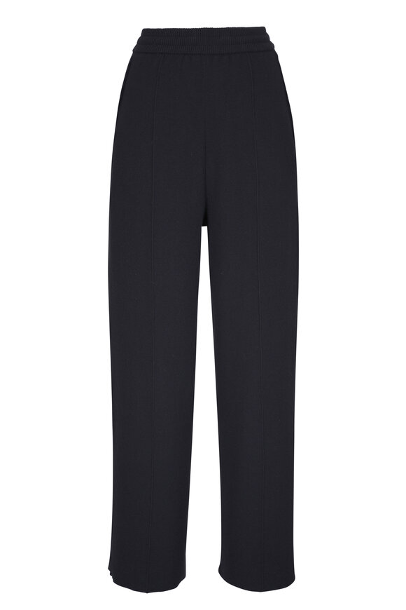 Lanvin Black Wool & Cashmere Relaxed Fit Pant - view 1