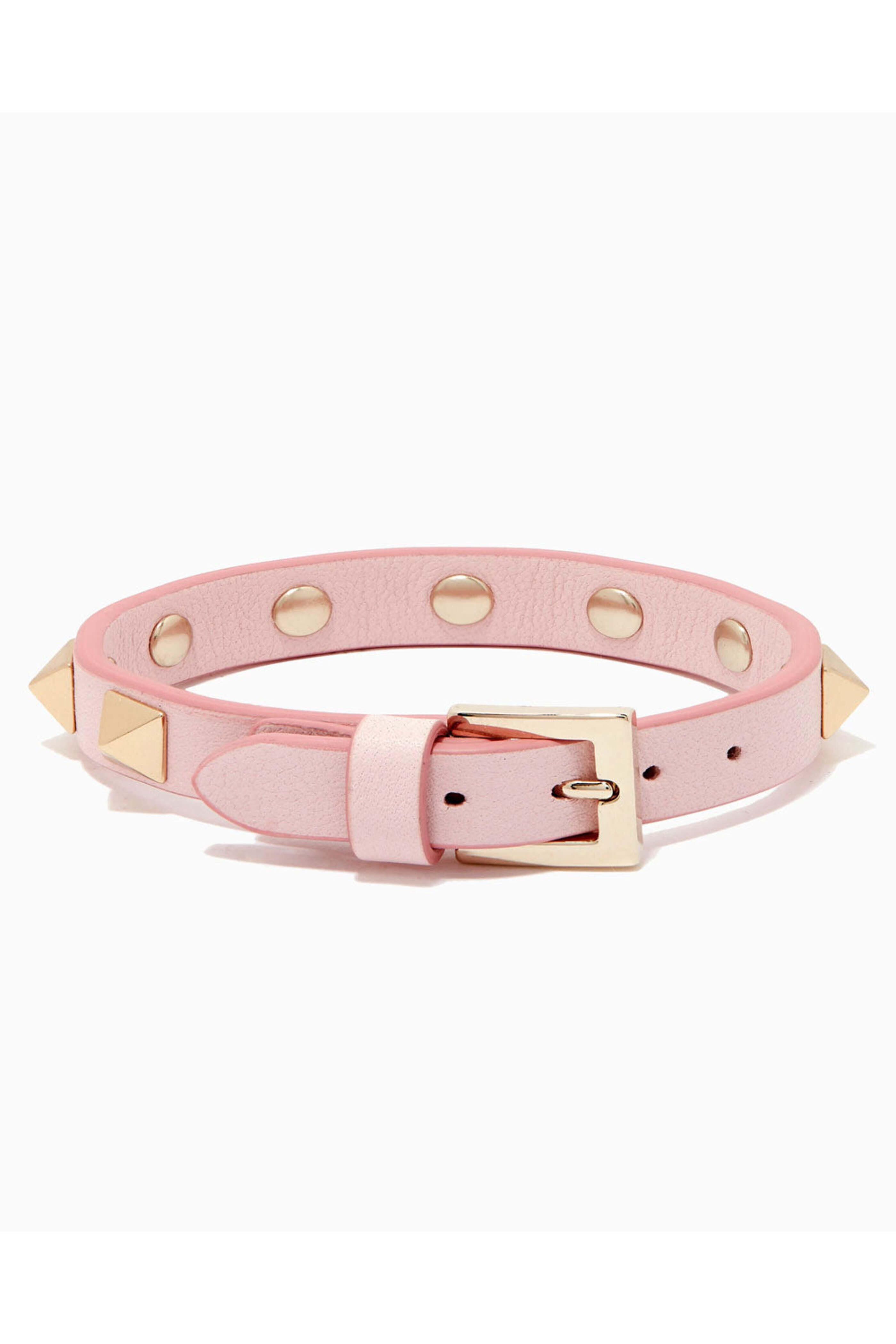 Valentino Garavani★Rockstud レザーベルトブレスレット Rockstud レザーベルトブレスレット - Valentino Garavani