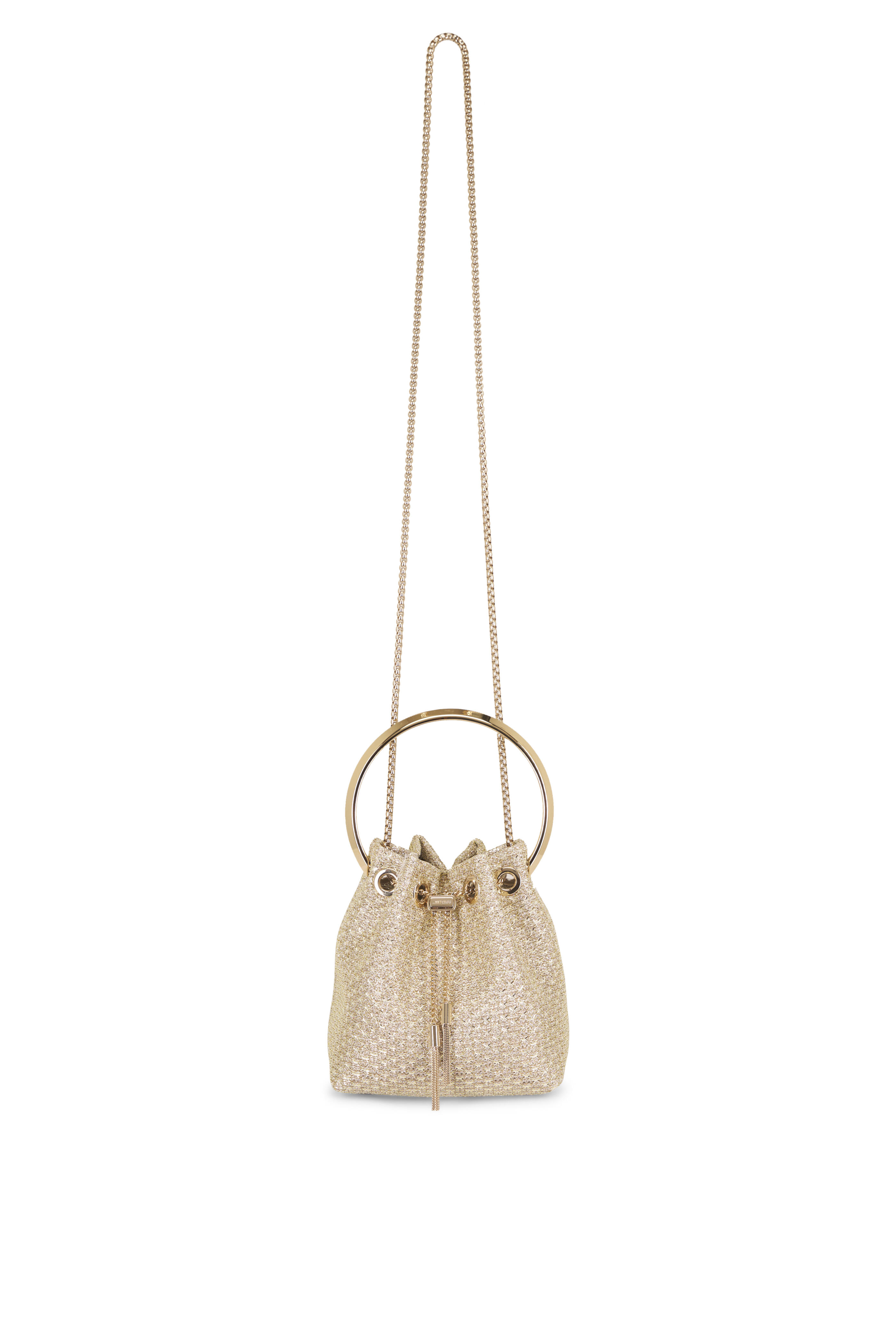 Jimmy Choo - Bon Bon Lurex Top Handle Bag - view 1