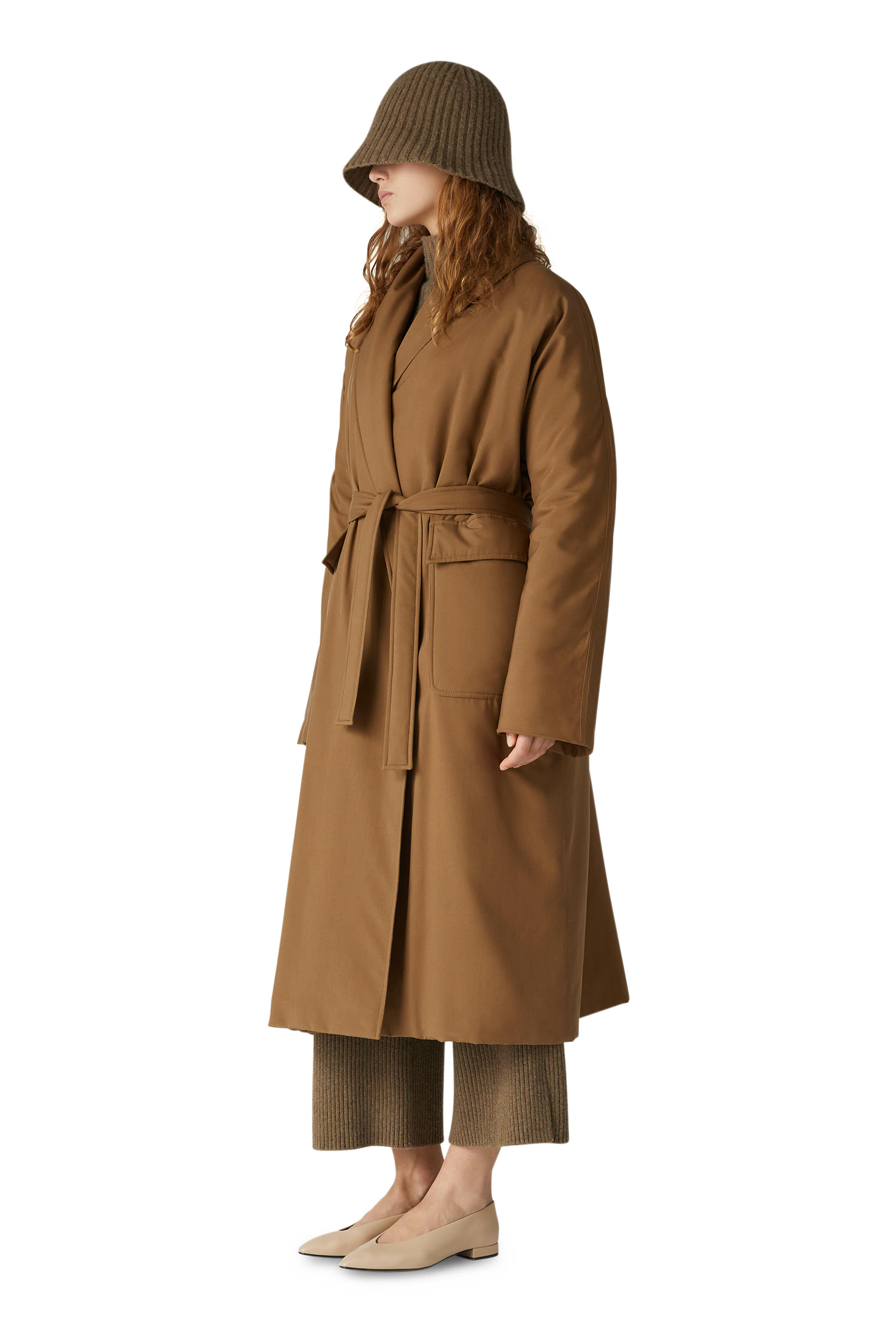 コート LORO PIANA Dwight Coat Sb Japon Silk Wr LORO PIANA Dwight belted silk coat | NET-A-PORTER